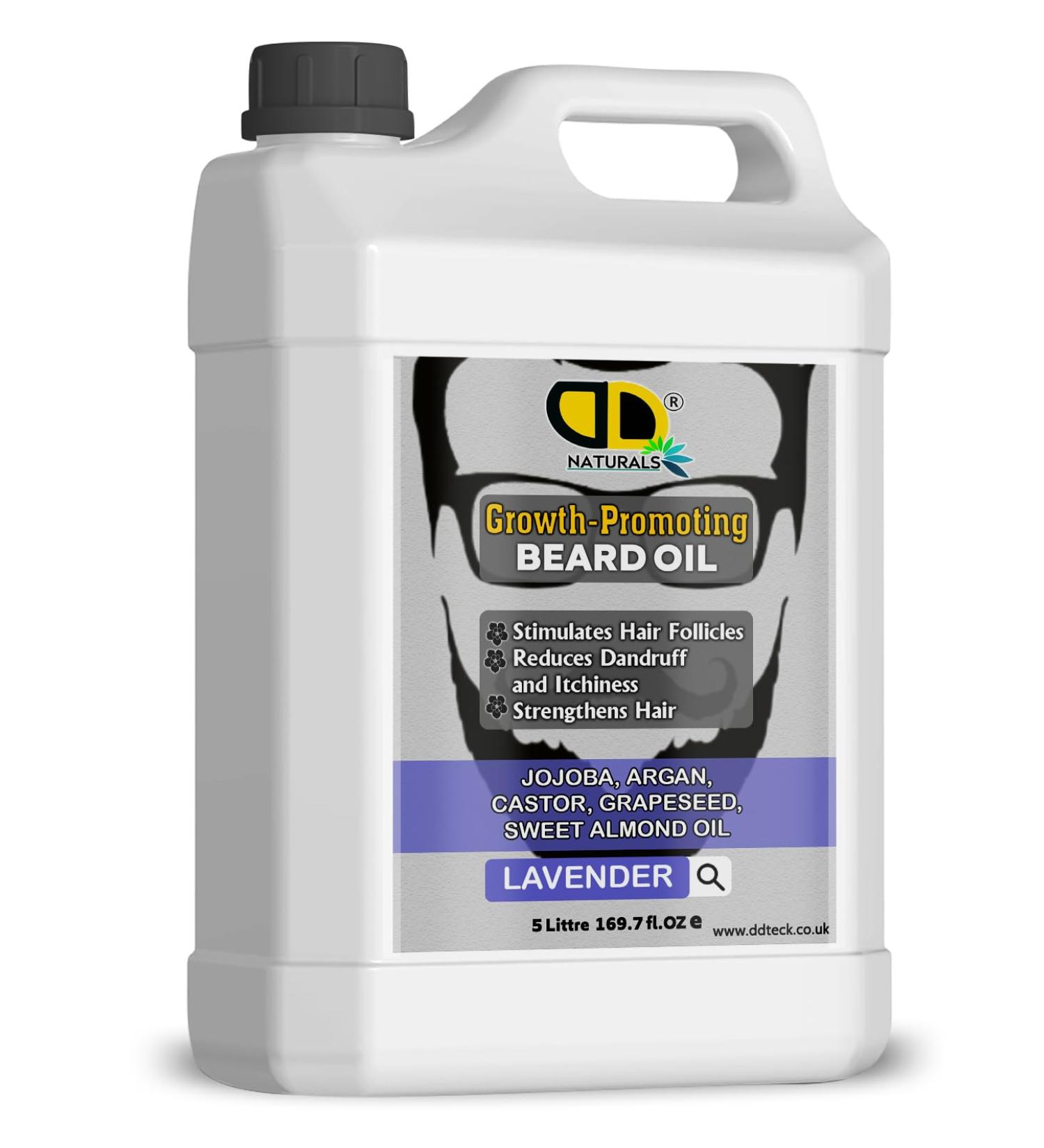 Huile de croissance de barbe pour homme la lavande Stimule les follicules pileux renforce et hydrate arr te les d mangeaisons et les pellicules Jojoba Argan Ricin P pins de raisin Huile