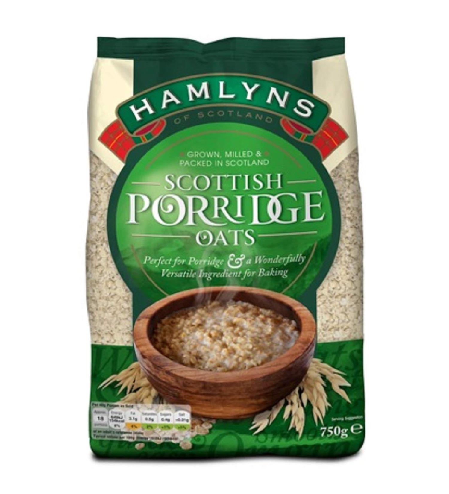 Hamlyn's Scottish Porridge Oats  26-Ounce (Pack of 3) - Buy Online on GoSupps.com