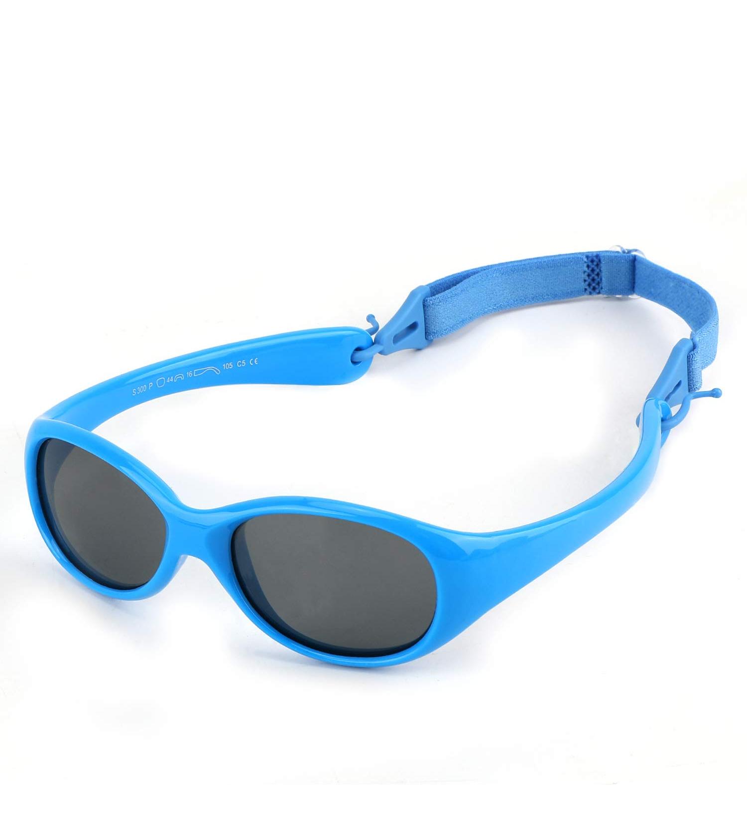 Hifot Baby Boy Girl UV Protection Polarized Sunglasses | Flexible Kids Shades Blue | Ages 6 Months to 2 Years - Buy Online on GoSupps.com