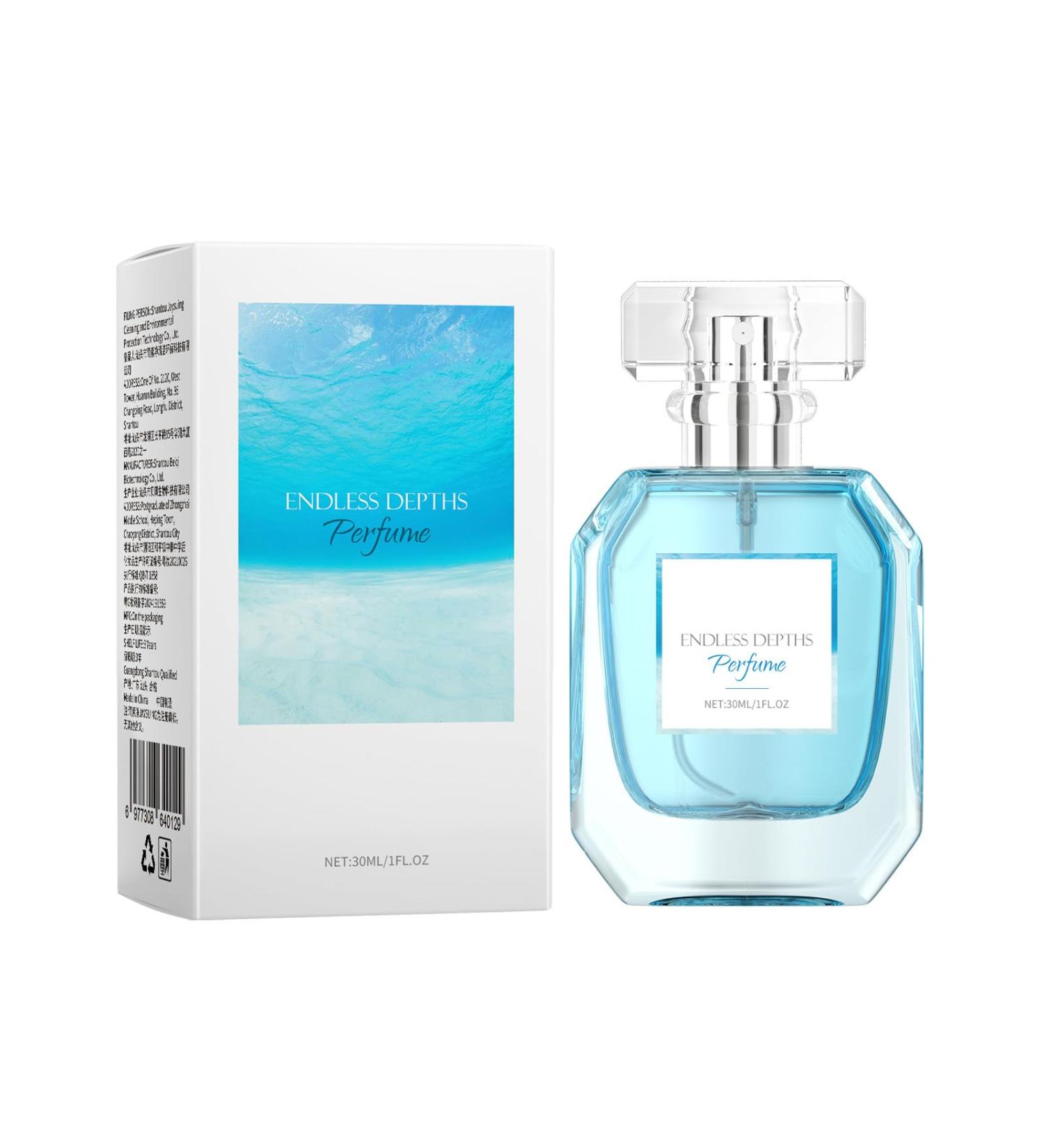Mens Perfume Delicate Vegan Eau De Parfum Sweet Beauty Products Suitable for Special Occasions Perfume Gift for Men 8.3x4.6cm Light blue - Buy Online on GoSupps.com