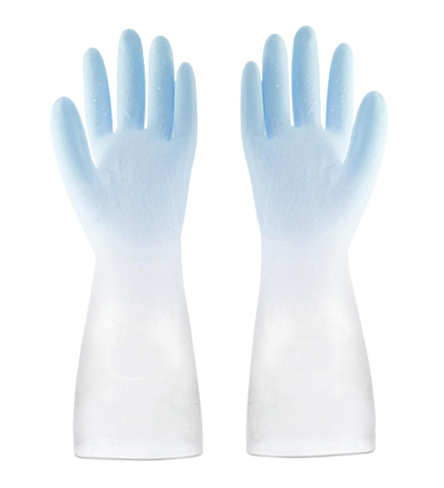 Cleaning Gloves Waterproof Kitchen Gloves Reusable Dishwashing Gloves Durable Rubber Gloves Anti Slip Household Gloves for Kitchen for Palm Width 3.6''-3.9 - Buy Online on GoSupps.com