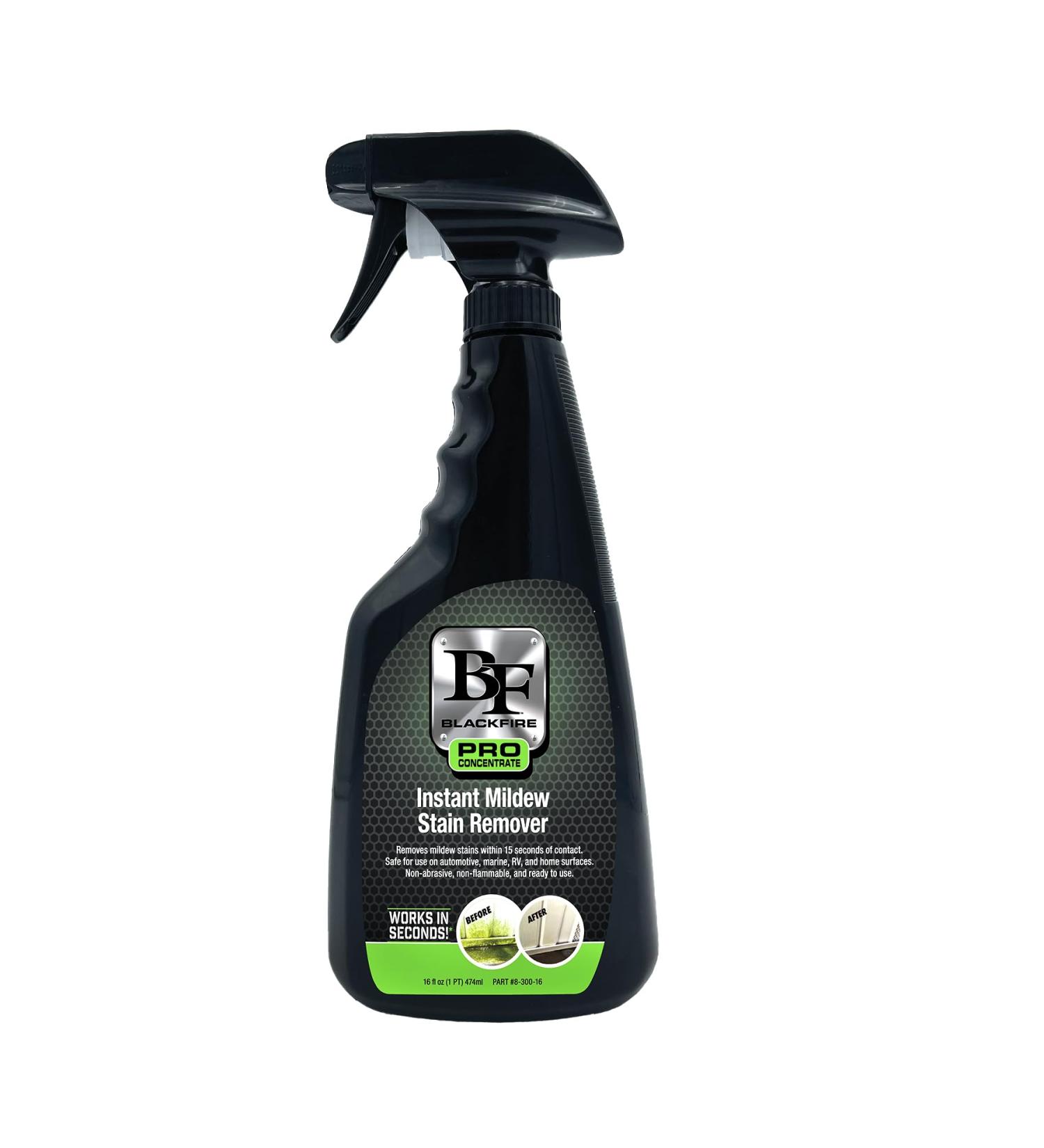 Blackfire PRO Concentrate Instant Mildew Stain Remover | Best for Boat Marine Home & Bathroom Cleaning - International Shipping Available - Buy Online on GoSupps.com