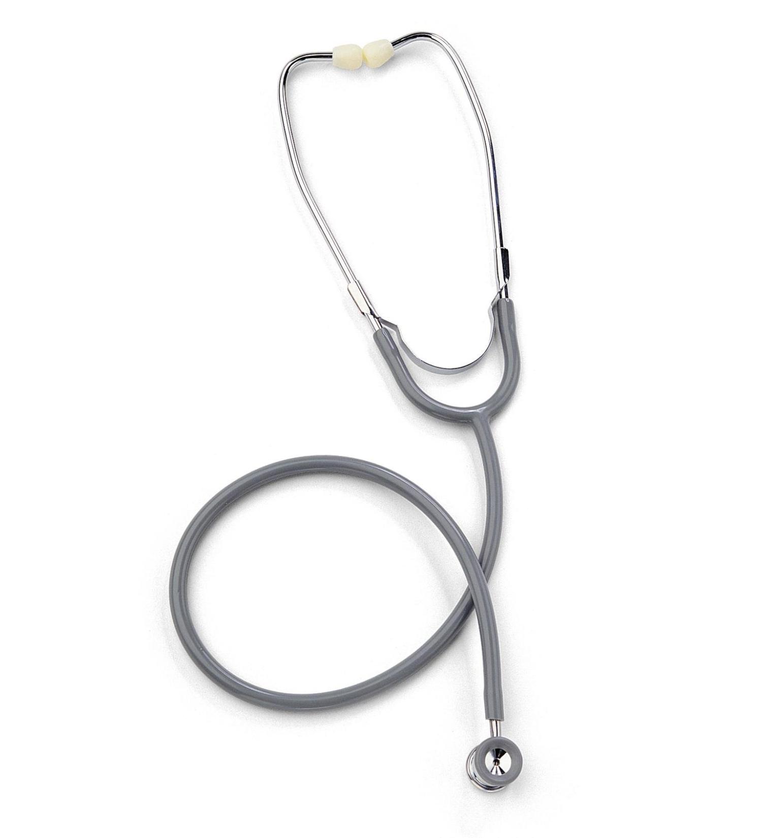 Medline Dual-Head Stethoscope Gray Neonatal Size