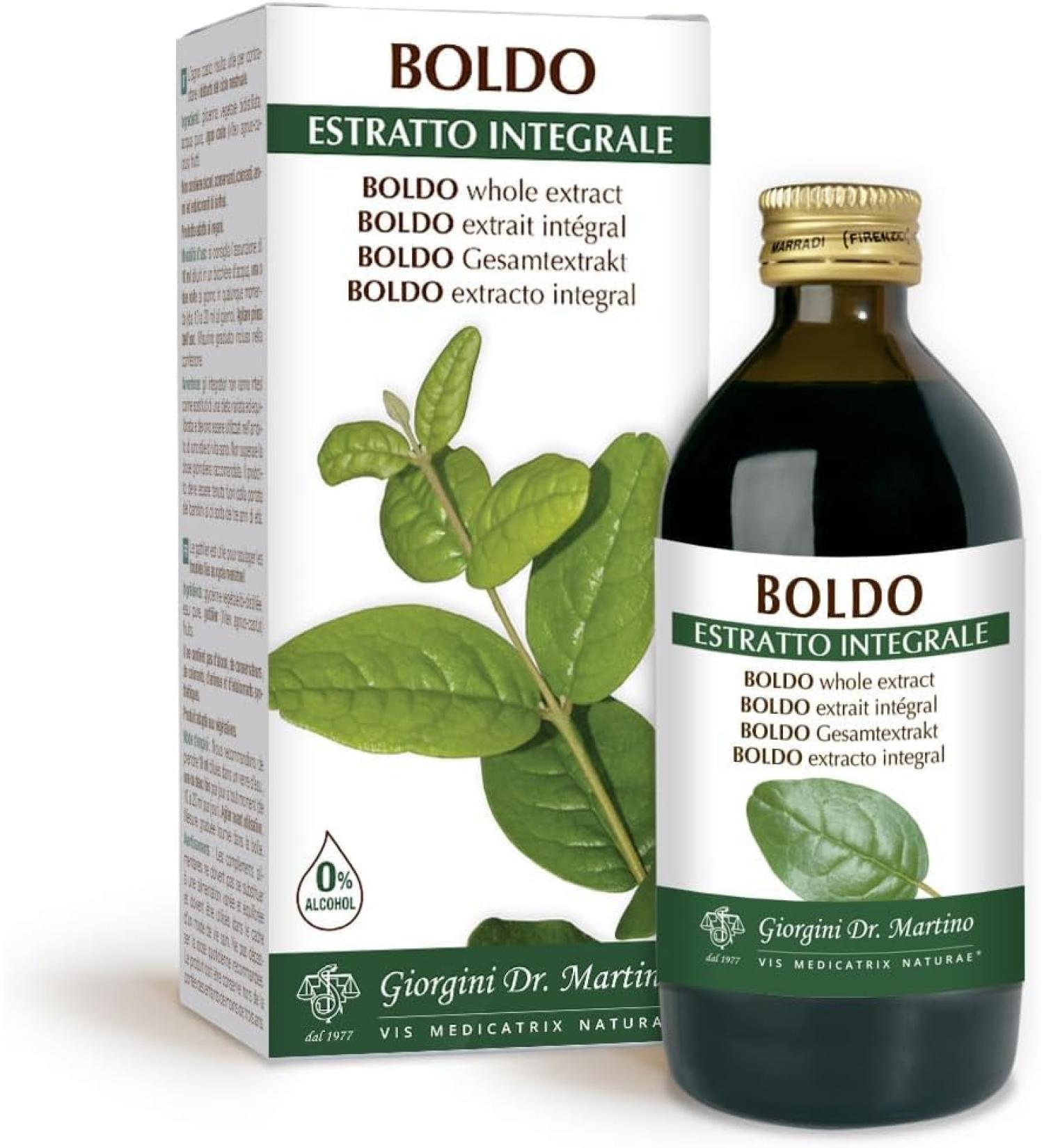 Dr. Giorgini Boldo Complete Extract 200 ml - Buy Online on GoSupps.com