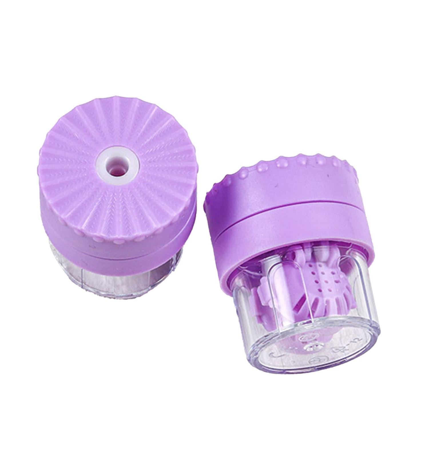 Portable Contact Lens Wash & Cleaning Device - Lila | Deproteinize & Rotate for Home Use - Buy Online on GoSupps.com