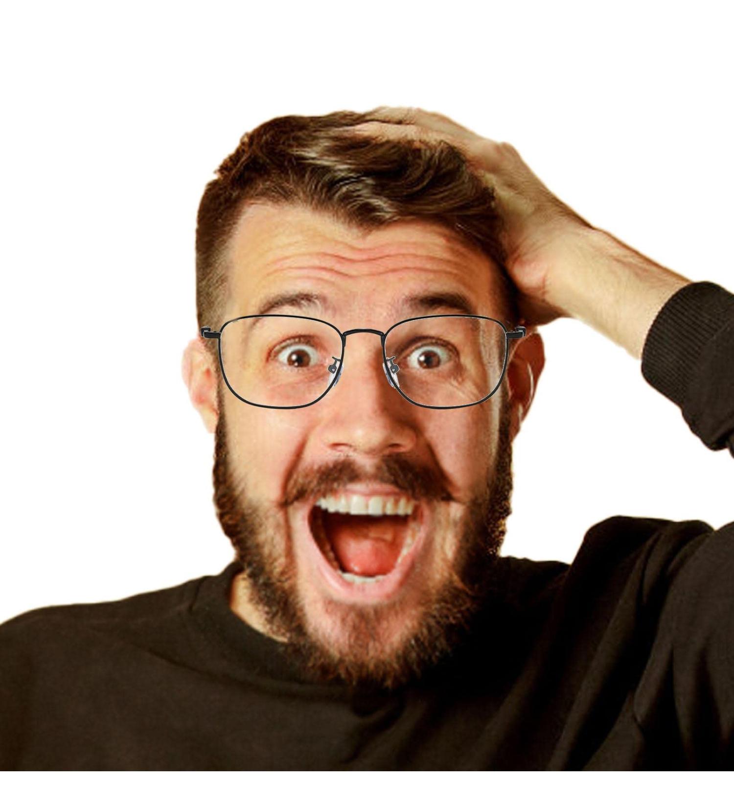 Blue Light Blocking Glasses | Hipster Metal Frame Women Eyeglasses | Computer Reading Gaming Anti Eyestrain Blue Light Glasses Nanyaciv Black Frame Discoloration - Buy Online on GoSupps.com