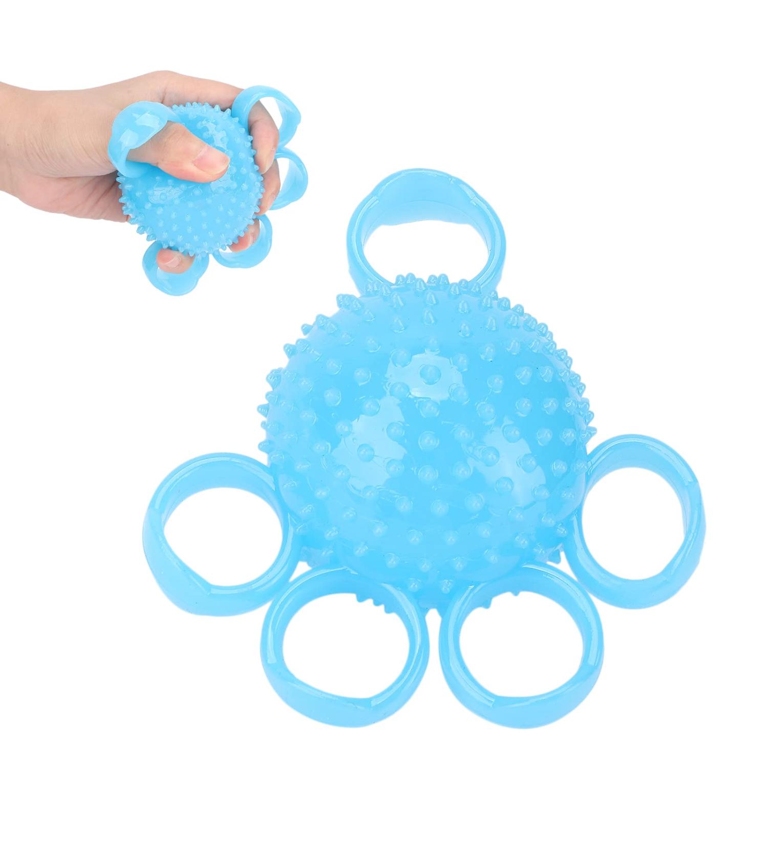 TITA-DONG Finger Exerciser Ball - Hand Grip Strengthener with 3D Massage Bump Easy to Clean & Anti-Drop Design for Athletes | International Shipping Available - Buy Online on GoSupps.com
