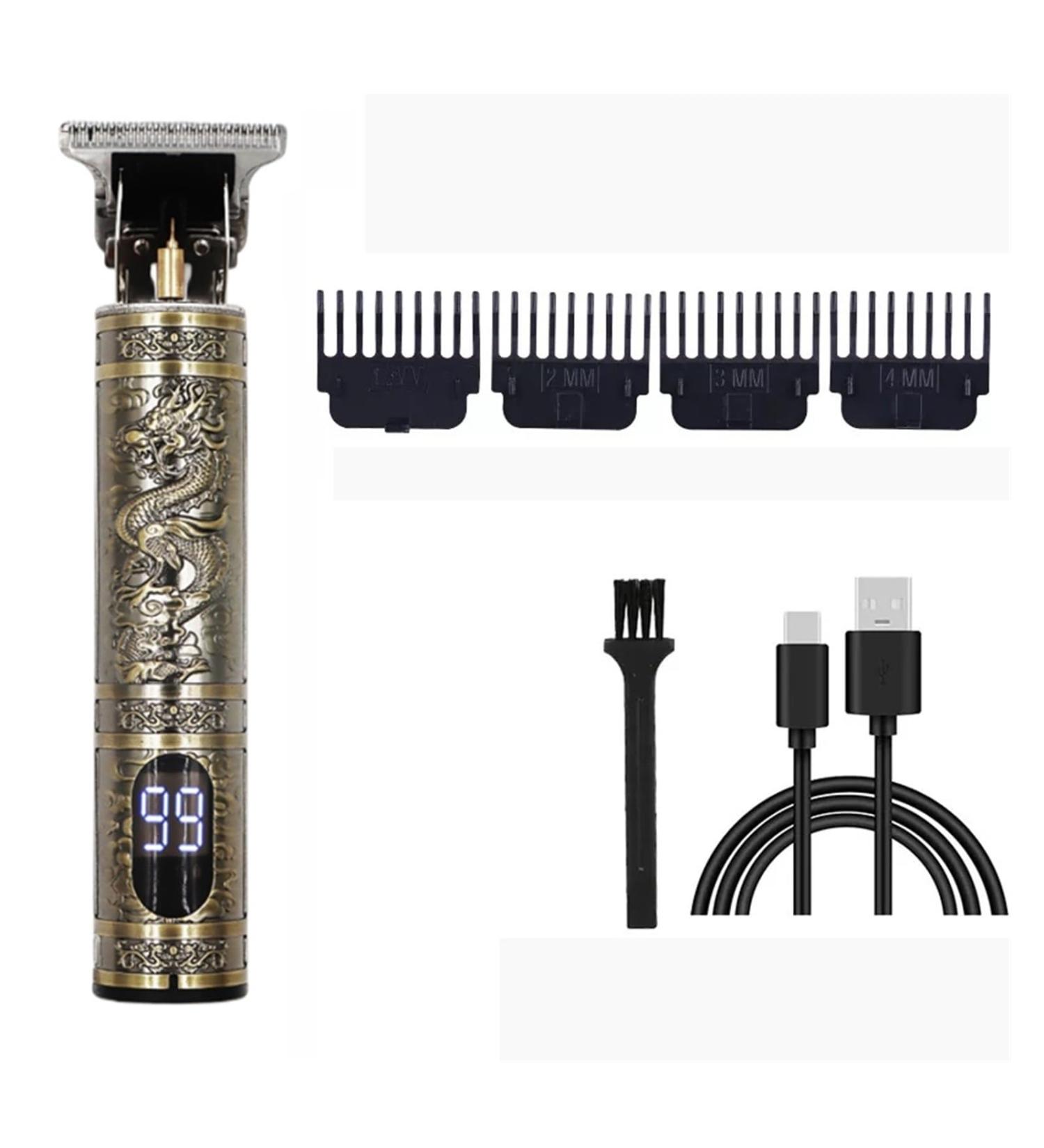 Buy Upgraded T9 Electric Barber Razor | Rechargeable Retro Design with LCD Display | International Shipping Available - Buy Online on GoSupps.com