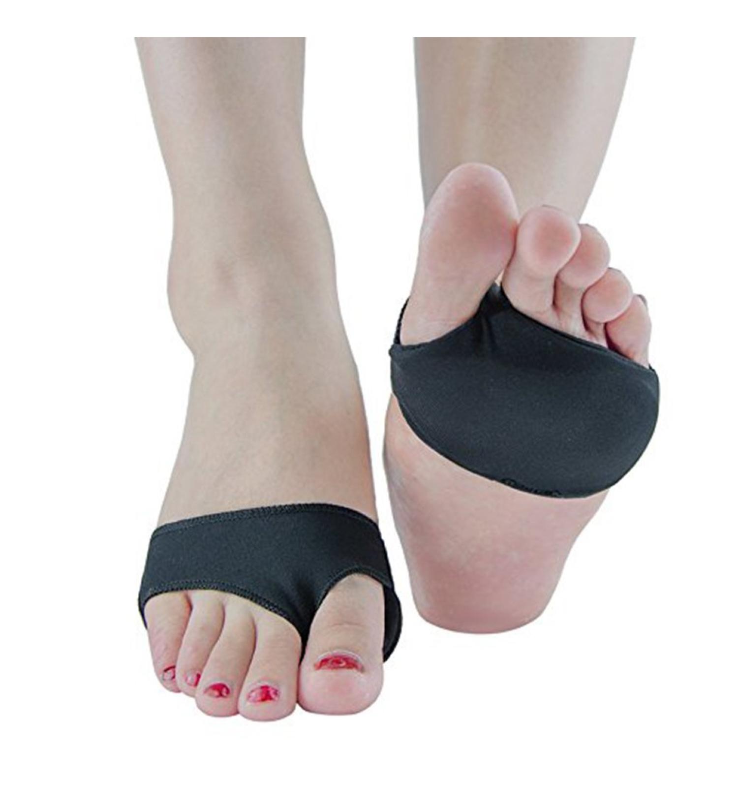 Gel Pillow Midfoot Cuffs for Metatarsalgia Morton s Neuroma Plantar Warts & Calluses - 1 Pair - International Shipping Available - Buy Online on GoSupps.com