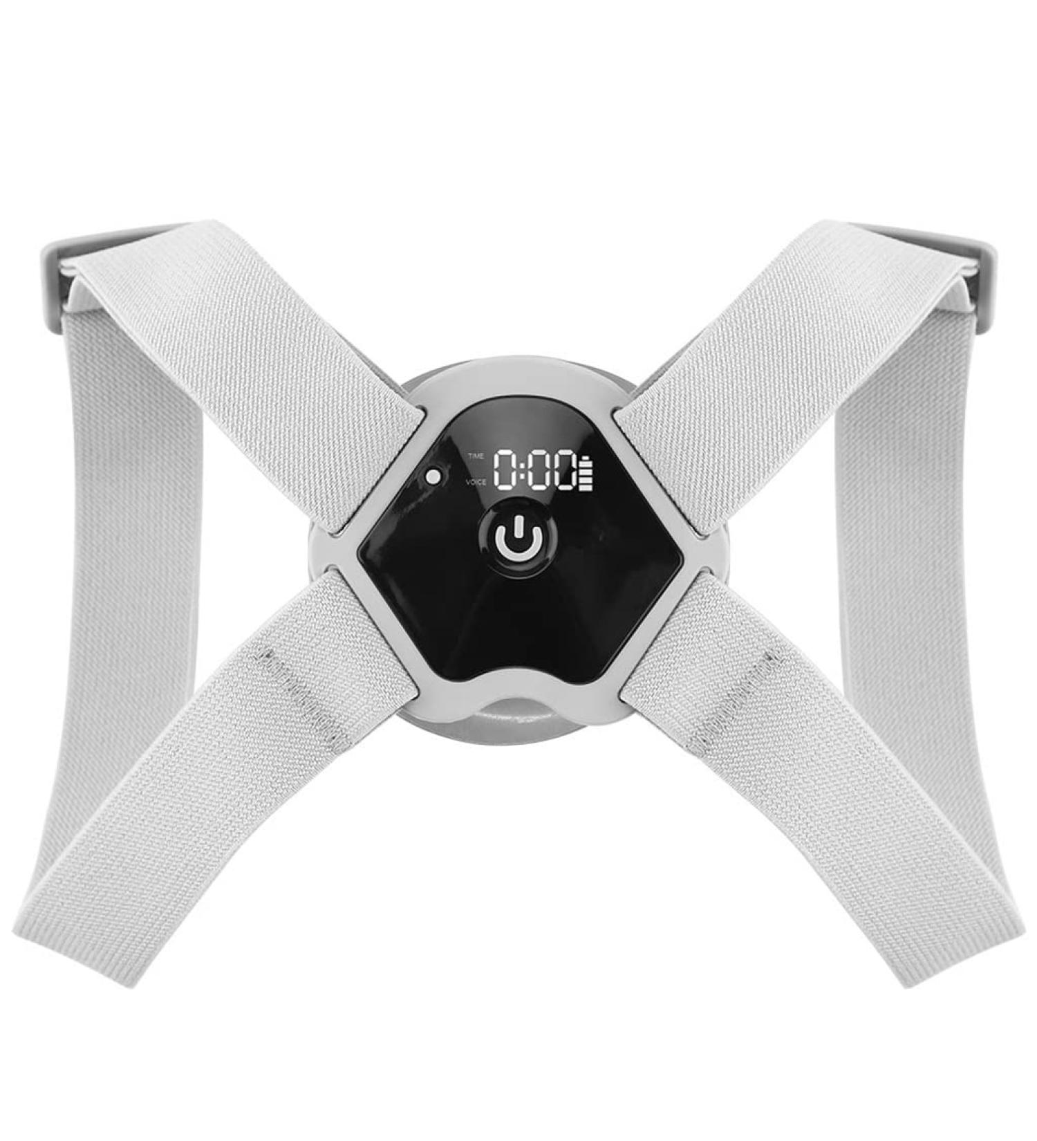 Buy Intelligent Posture Corrector Trainer - Motion Sensing Upper Back & Shoulder Brace | Gray - International Shipping Available - Buy Online on GoSupps.com