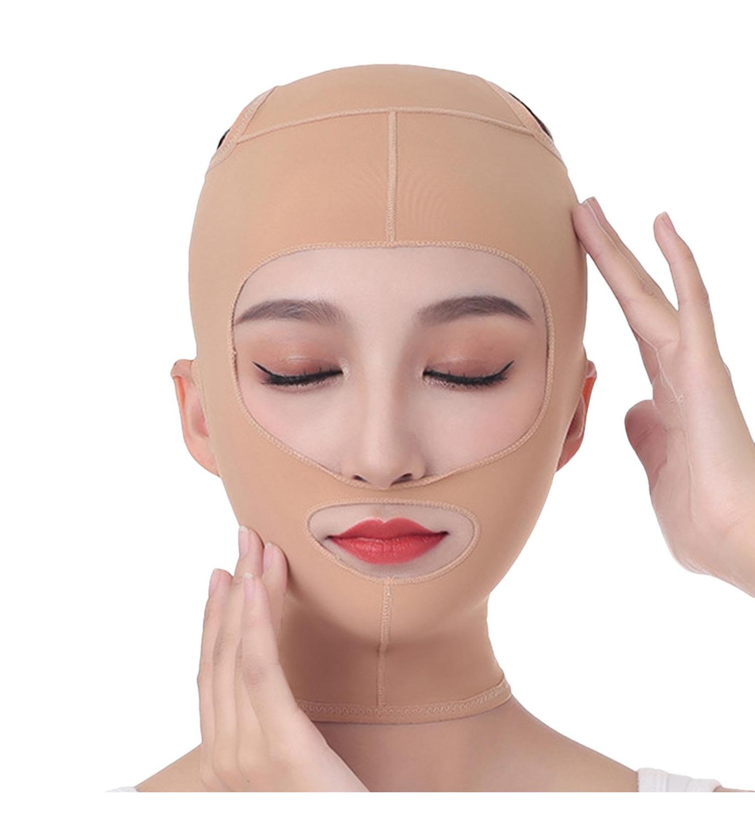 Double Chin Reducer | Facial Slimming Double Chin Strap - Chin Strap for Double Chin for Women Face Slimming Lift Tape Enhancer - Buy Online on GoSupps.com