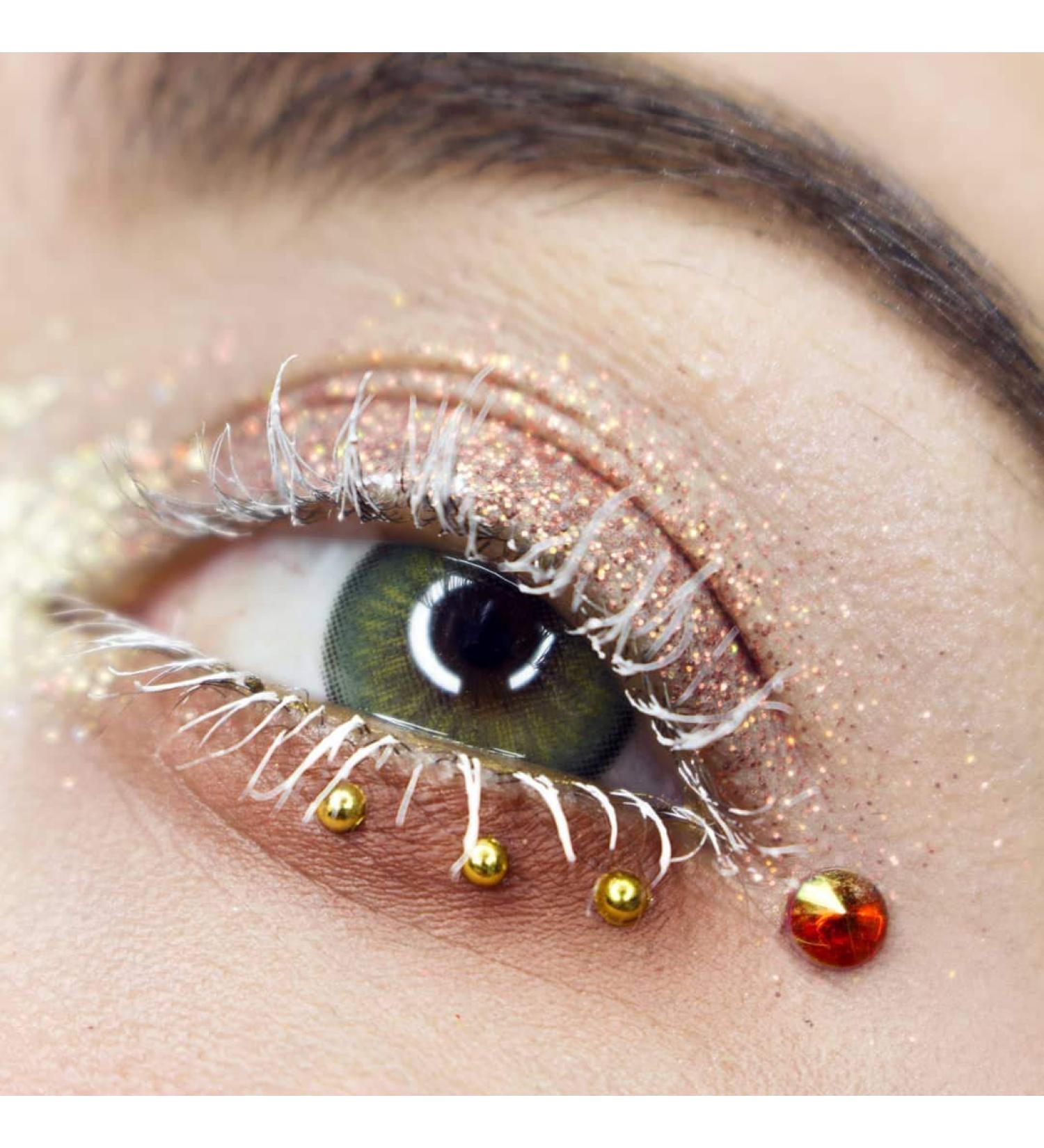 Buy Glamlens Elly Emerald Green Contact Lenses - Comfort Silicone Strong Color Coverage 1 Pair (2 Pieces) - Perfect for International Shipping - Buy Online on GoSupps.com