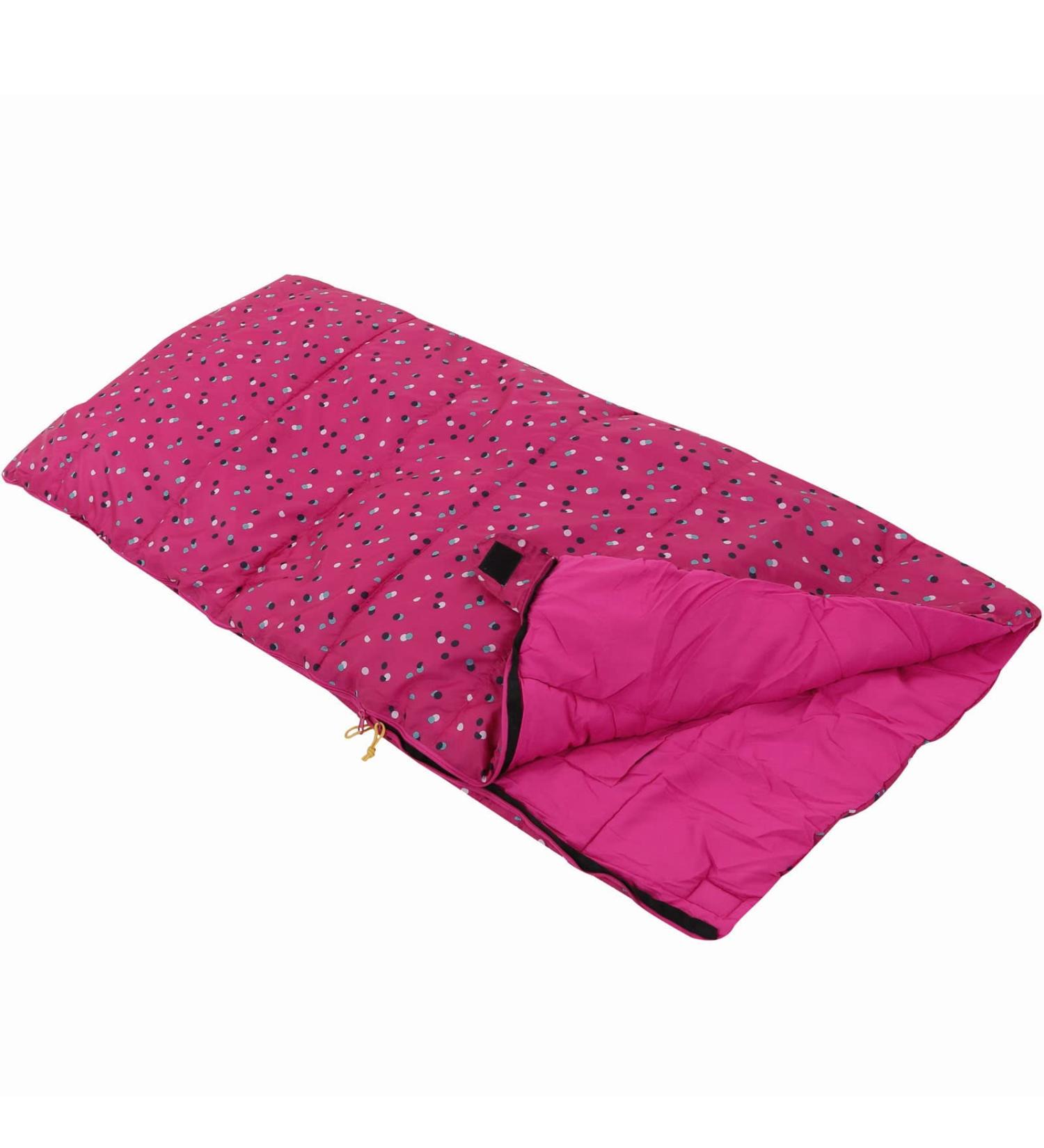 Regatta Kids Maui Sleeping Bag Pink (Cabaret Polka Dot)