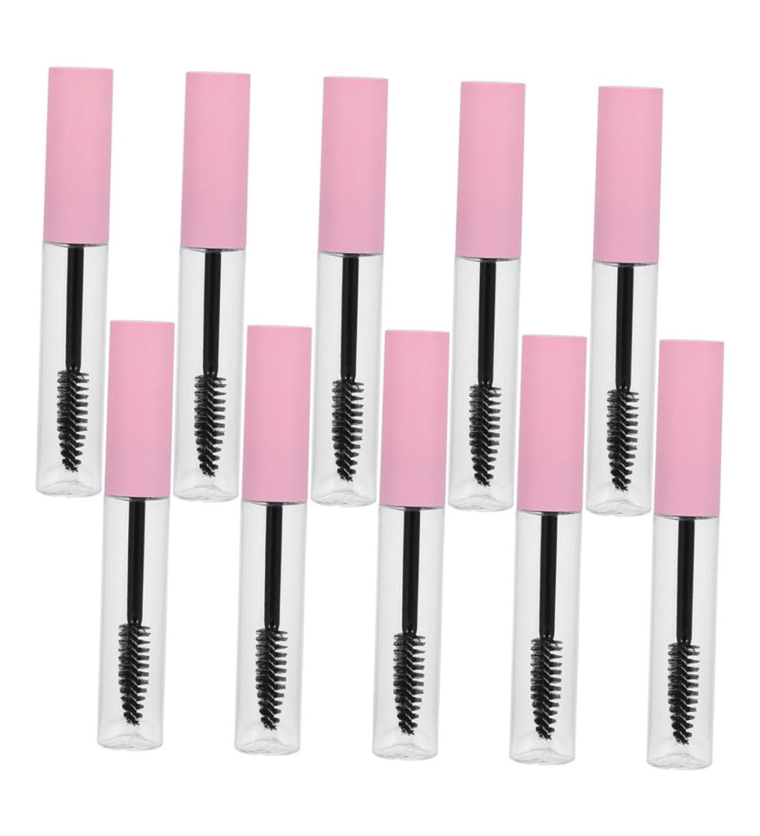 OHPHCALL 15pcs Mascara Empty Tube Lip Gloss Tubes Eyelash Tubes for Castor Oil Lash Wand Bottle Plastic Pink - Buy Online on GoSupps.com