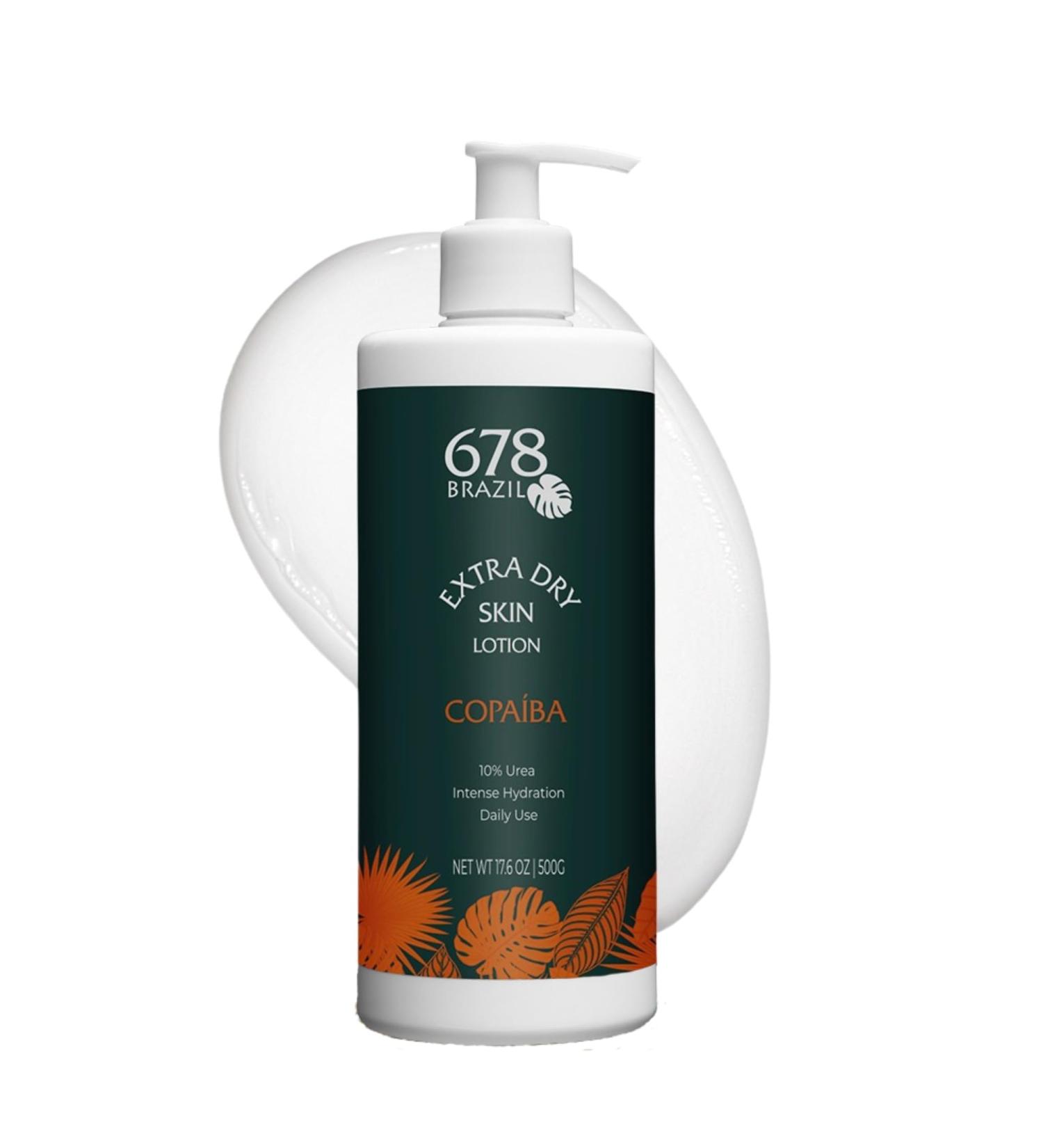 678Brazil Extra Dry Skin Moisturizing Lotion - Deep Hydration - Repairs Dehydrated Skin Daily Use Moisturizer - Copaiba & Passion Fruit - 16.91 Fl Oz - Buy Online on GoSupps.com