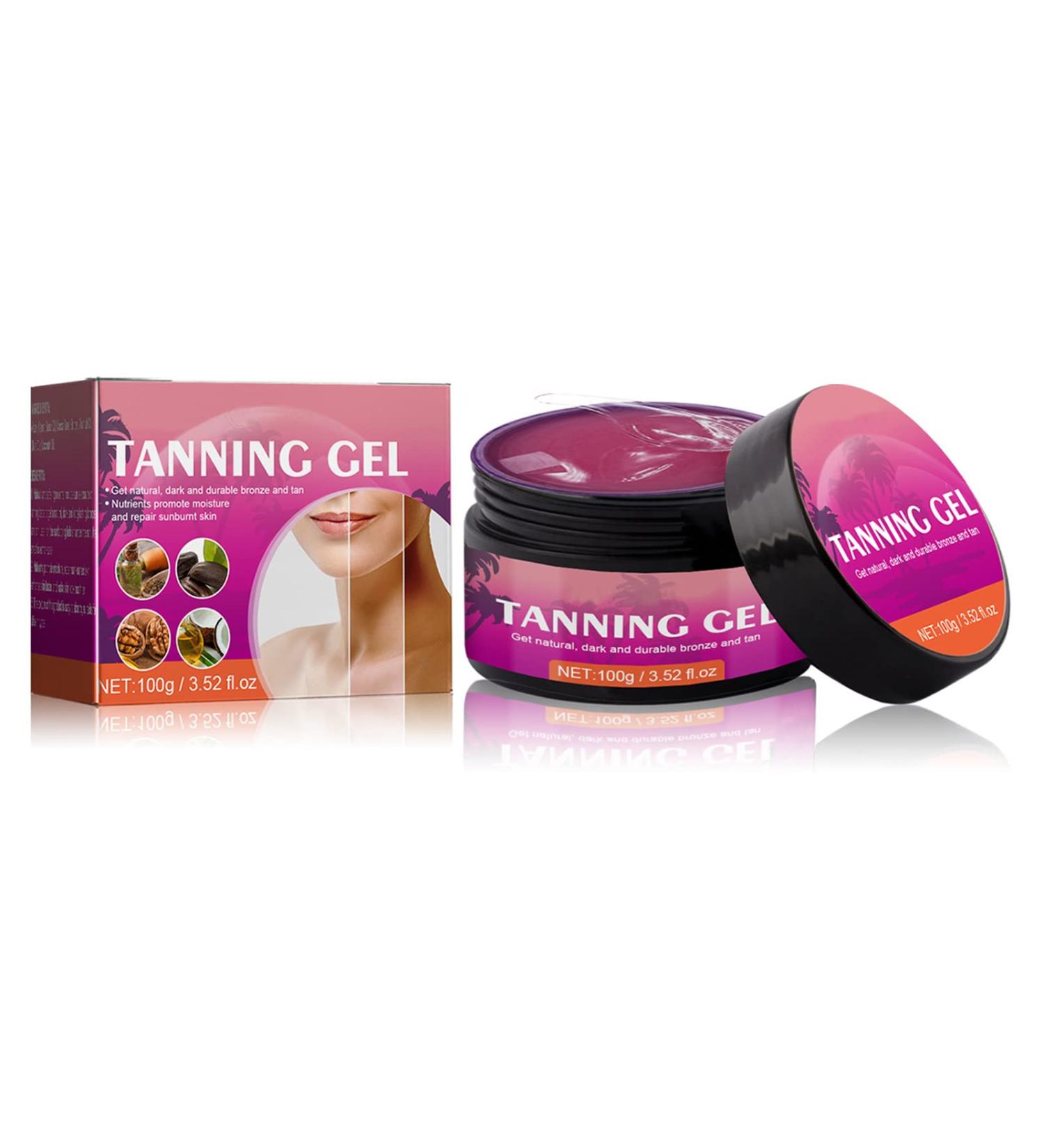 Tanning Cream Tanning Accelerator Cream Effective in Sunbeds & Outdoor Sun Achieve a Natural Tan with Natural Ingredients - Buy Online on GoSupps.com
