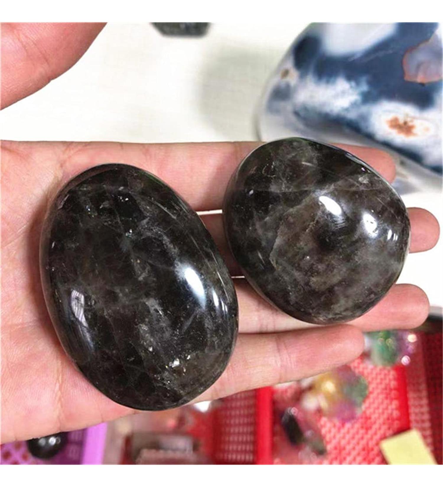 Natural Crystal Rough for Black Moonstone Palm Stone Minerals Crystals GemsReiki for Sale dingchi 40 60mm 1pcs - Buy Online on GoSupps.com