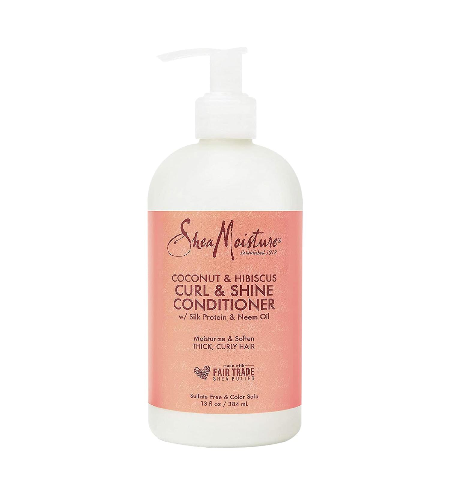 Shea Moisture Coconut & Hibiscus Curl & Shine Conditioner 13oz - Best Moisturizing Hair Care for Frizz-Free Curls | Buy Internationally - Buy Online on GoSupps.com