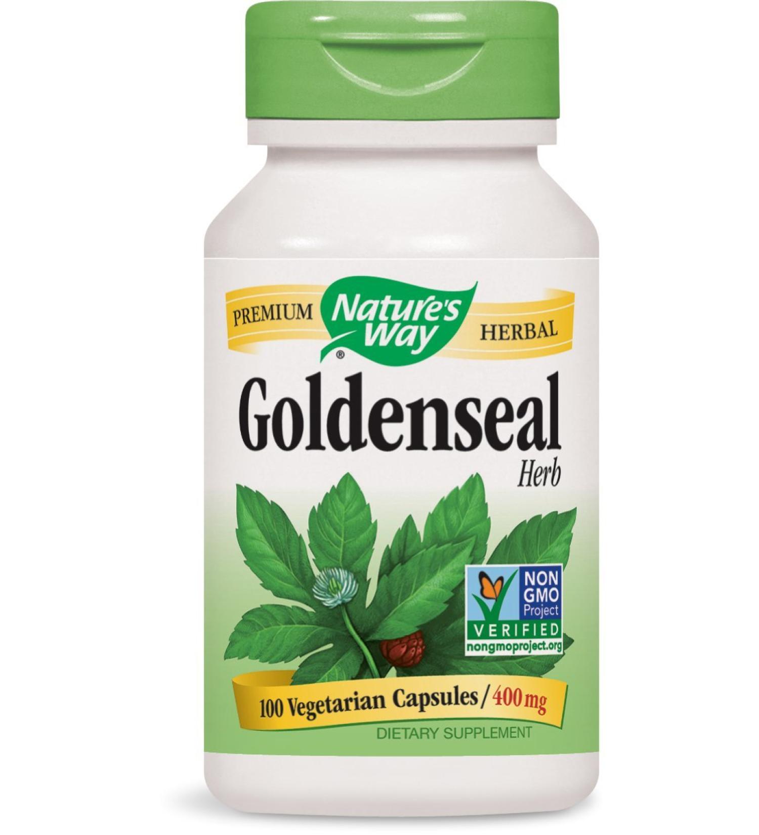 Nature's Way Goldenseal Herb, 100 Capsules (Pack of 2)