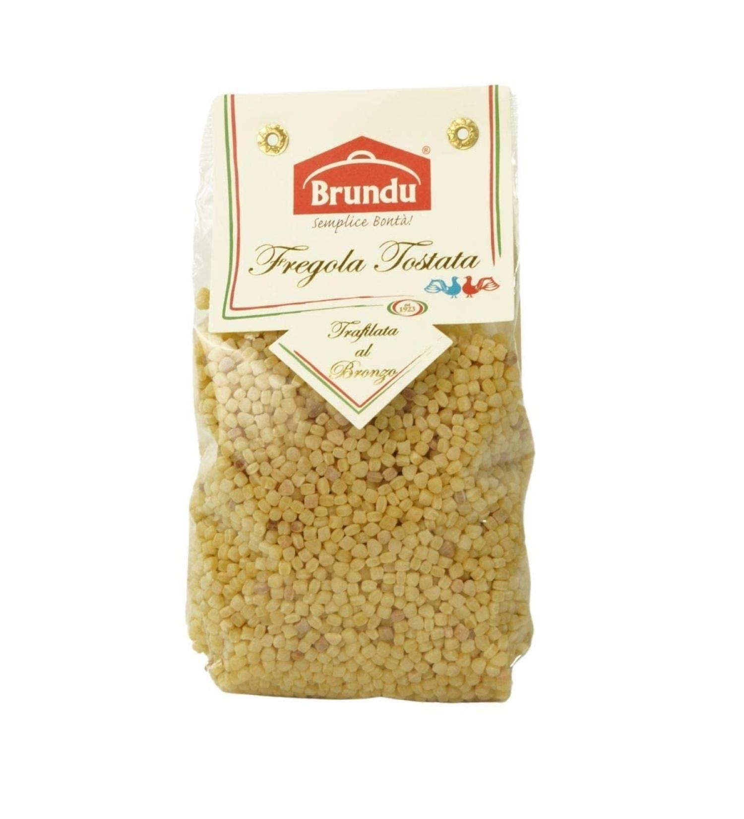 Brundu Pastificio Fregola Toasted - Luxury Fregula Sarda 500g | Gourmet Italian Pasta | International Shipping - Buy Online on GoSupps.com