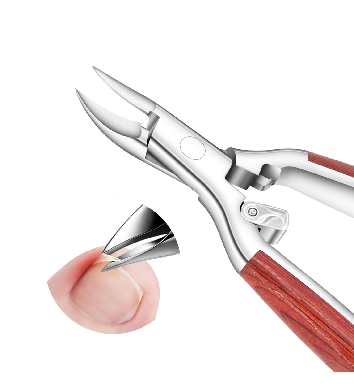 Professional Footnail Pliers & Scissors - Stainless Steel Pedicure Tools for Thick & Ingrown Toenails - Buy Online on GoSupps.com