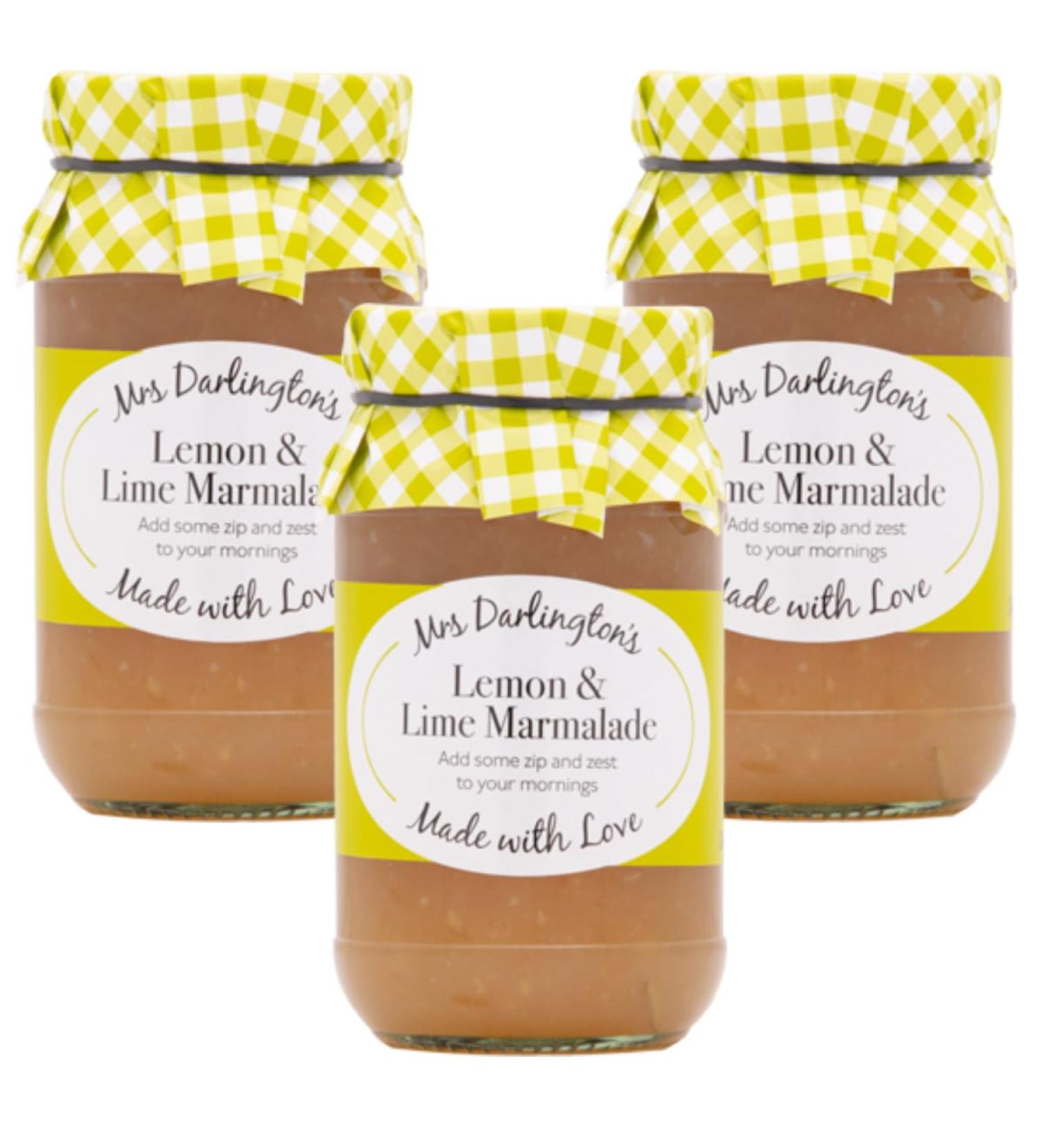 Mrs Darlington's Medium Cut Lemon & Lime Marmalade - 340g - Pack of 3