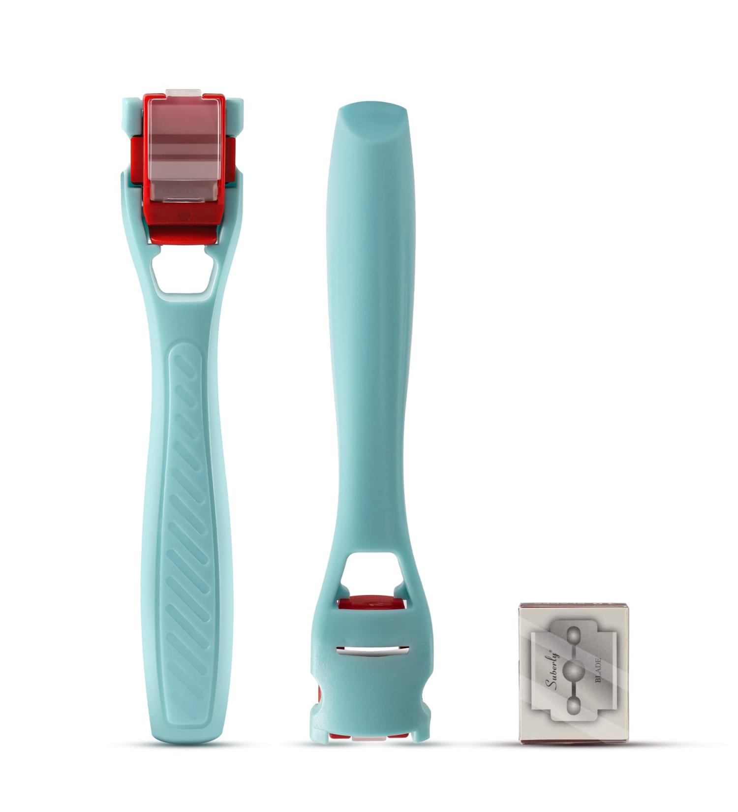 BEZOX Callus Shaver for Feet - Foot Razor with Dander Container and 10 Replaceable Pedicure Blades - Buy Online on GoSupps.com