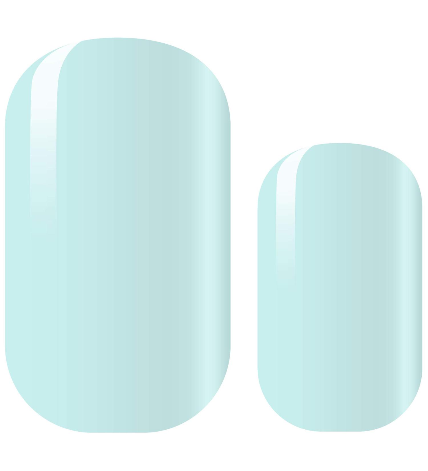 AVOA Beauty Nail Foil - Ice Ice Baby | Long-Lasting Ice Blue Nail Wraps | Pastel Self-Adhesive Design for Stunning Nails - Buy Online on GoSupps.com
