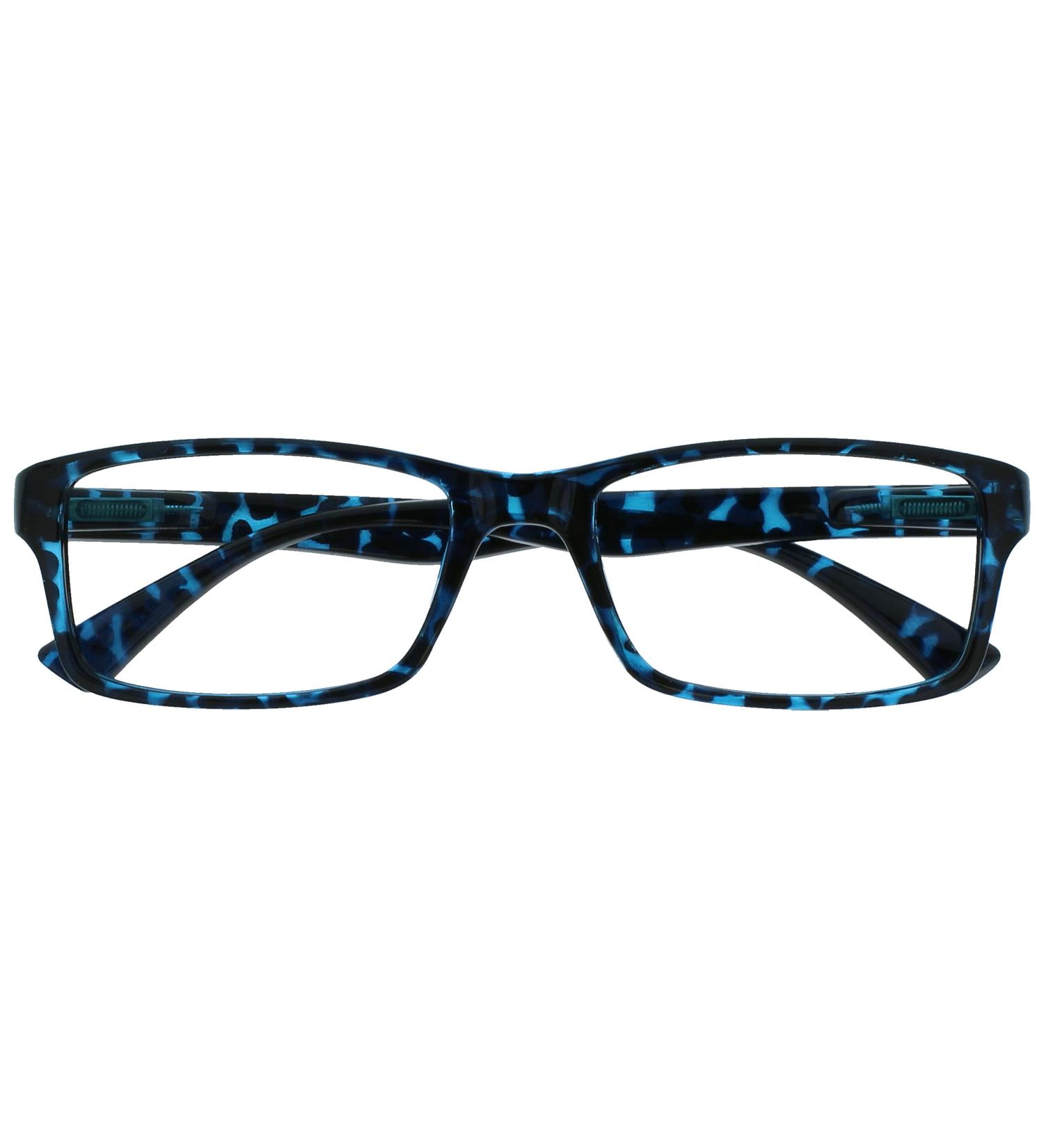 Buy Designer Blue Tortoiseshell Reading Glasses for Men & Women | UVR092BL +2.50 - Stylish & UV Protection - Buy Online on GoSupps.com