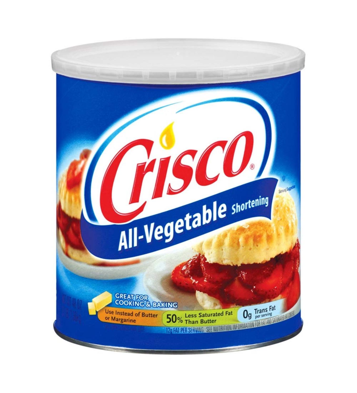 Crisco All-Vegetable Shortening 48 oz - Premium Quality Shortening for Baking and Cooking - Buy Online on GoSupps.com