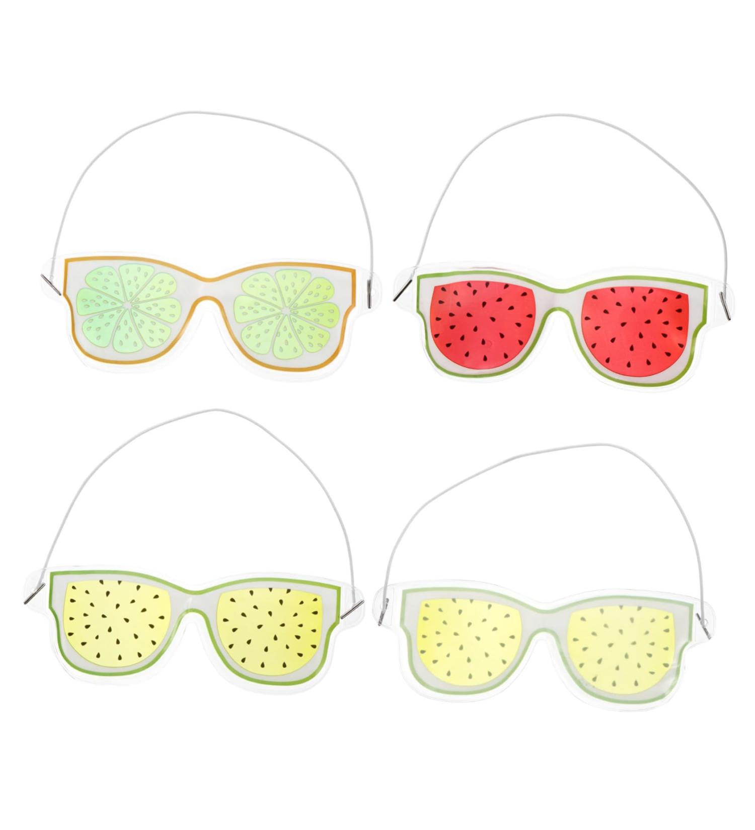 Beaupretty 4 Piece Gel Eye Mask with Cold Compression Reusable with Elastic Band Physical Against Fatigue Suitable for Home Office - Buy Online on GoSupps.com