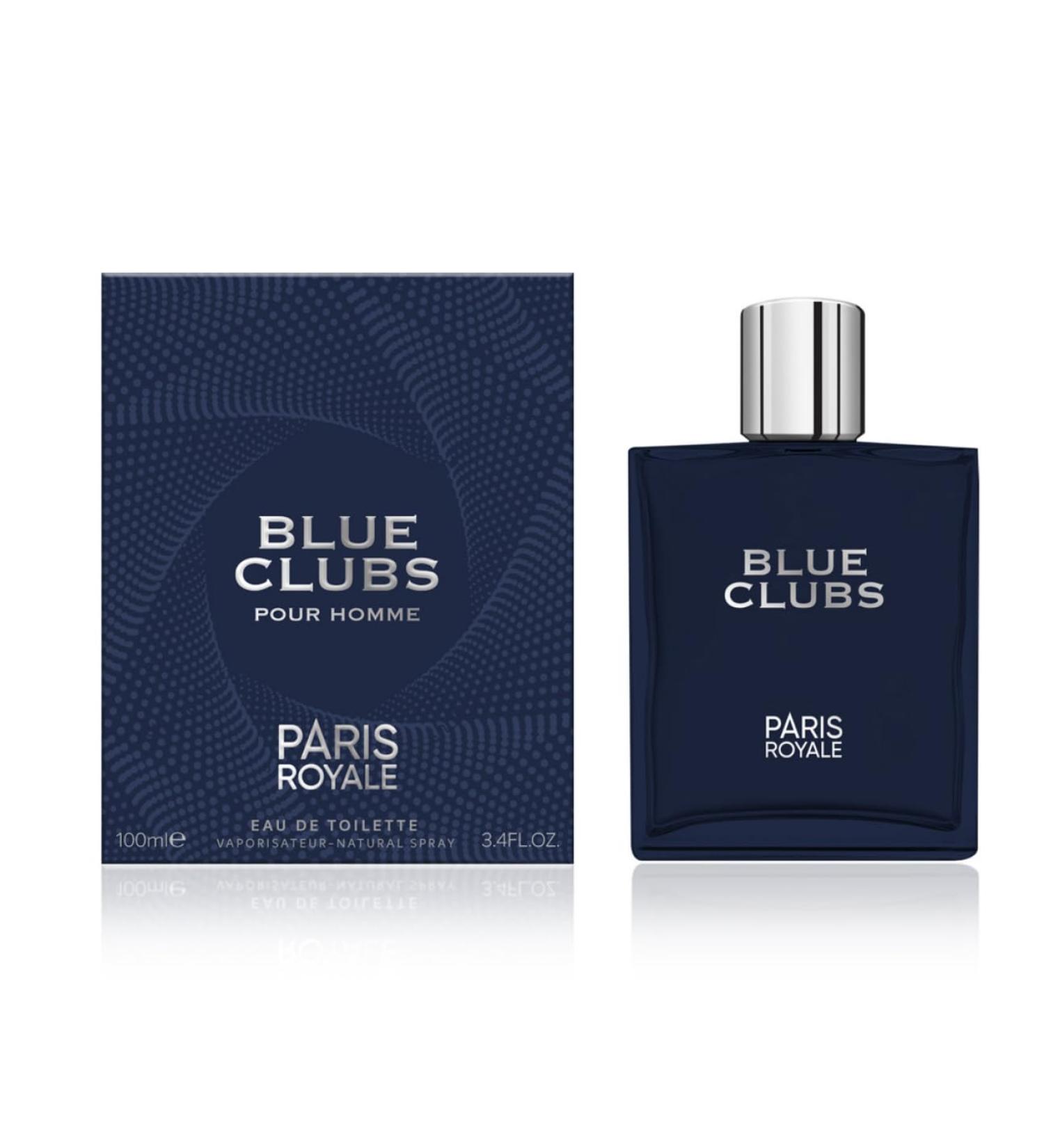 Blue Clubs Cologne for Men 3.4oz EDP by Paris Royale