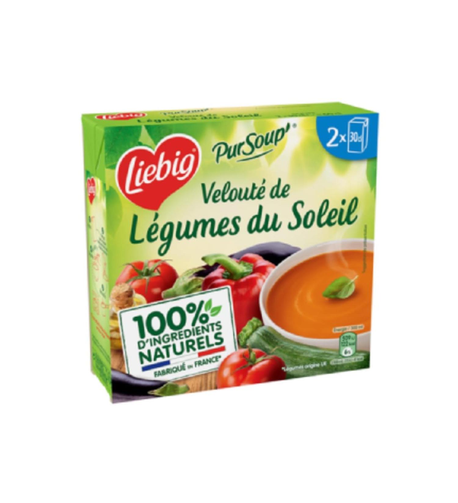 Leek and Potato Velouté, 12 Vegetables; Pur Soup Vegetables of the Sun; Organic Vegetable Puree, 2 x 30cl or 60cl/Box - Free Delivery France (4 boxes, Pur Soup Vegetables of the Sun)