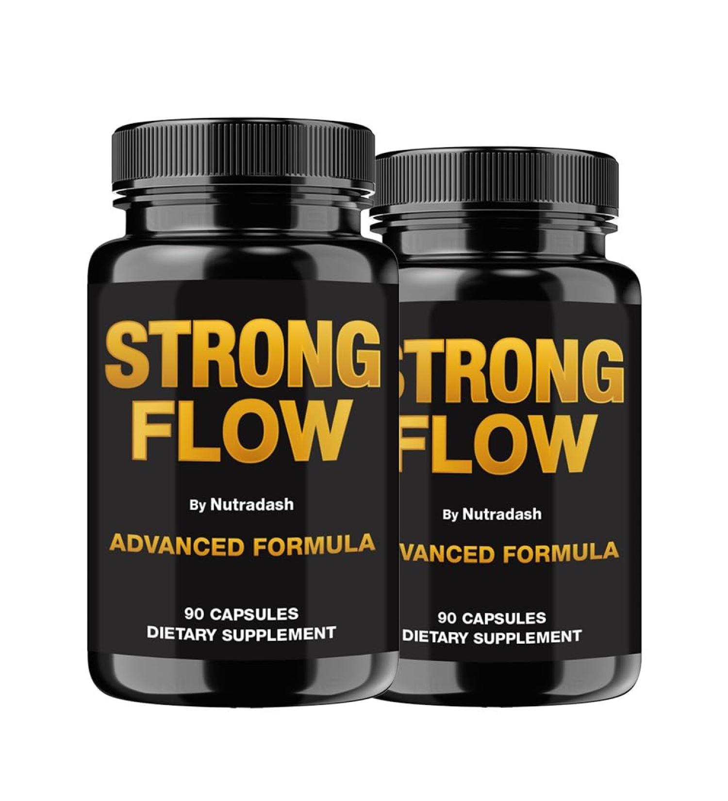 nutradash (2 Pack) Strong Flow Strong Flow Pills Strong Flow Capsules