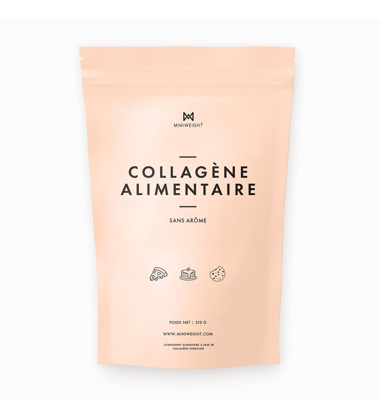 Miniweight - Dietary Collagen (Eco-Refill) - For: Improving Skin Hydration - Reducing Wrinkles - Strengthening Hair - Reducing Cellulite - Strengthening Nails | 210g 84 days - Buy Online on GoSupps.com