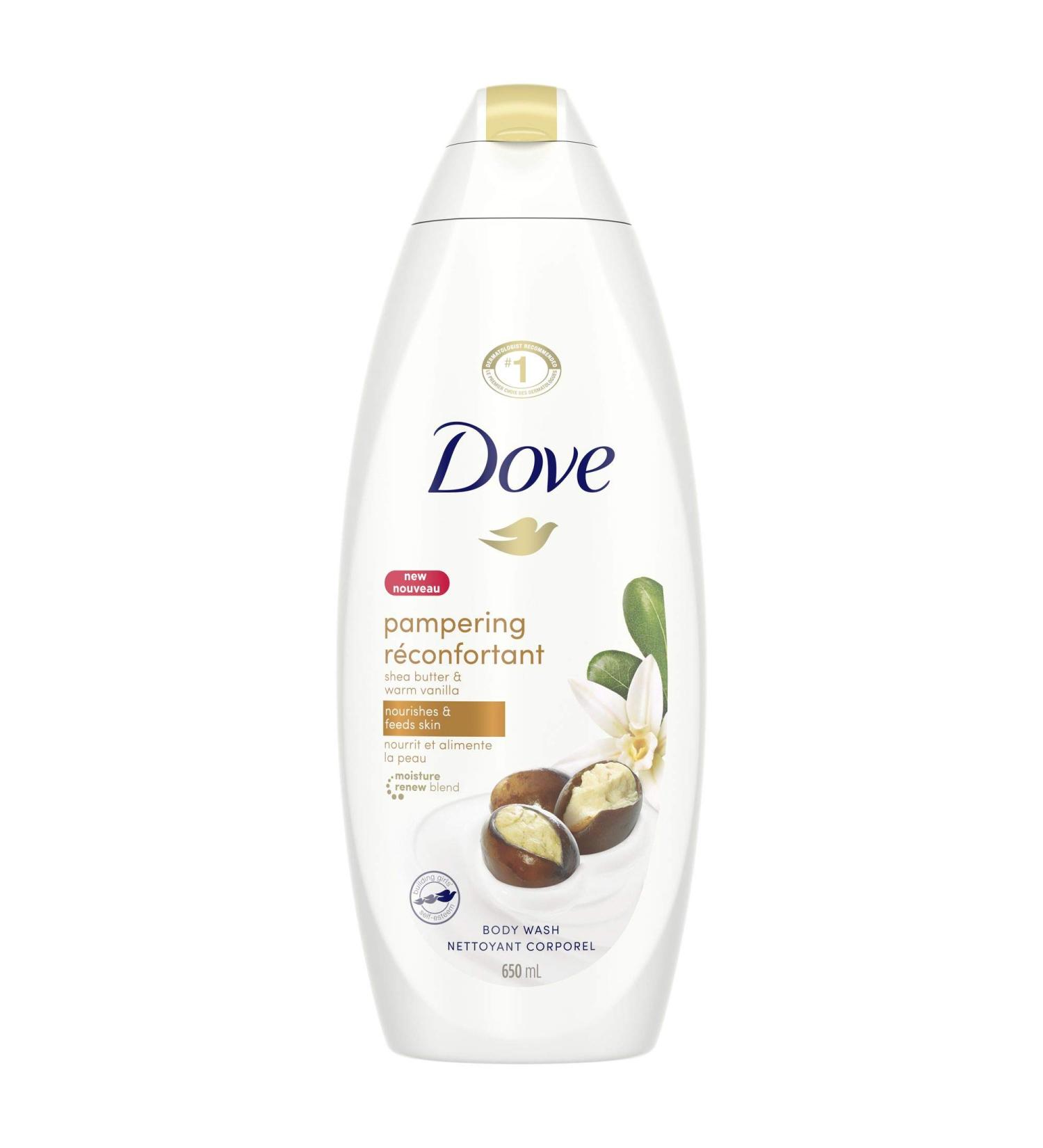 Dove Body Wash Shea Butter with Warm Vanilla 650 ML Dove Shea Butter Body Wash 1 count (Pack of 1) - Buy Online on GoSupps.com