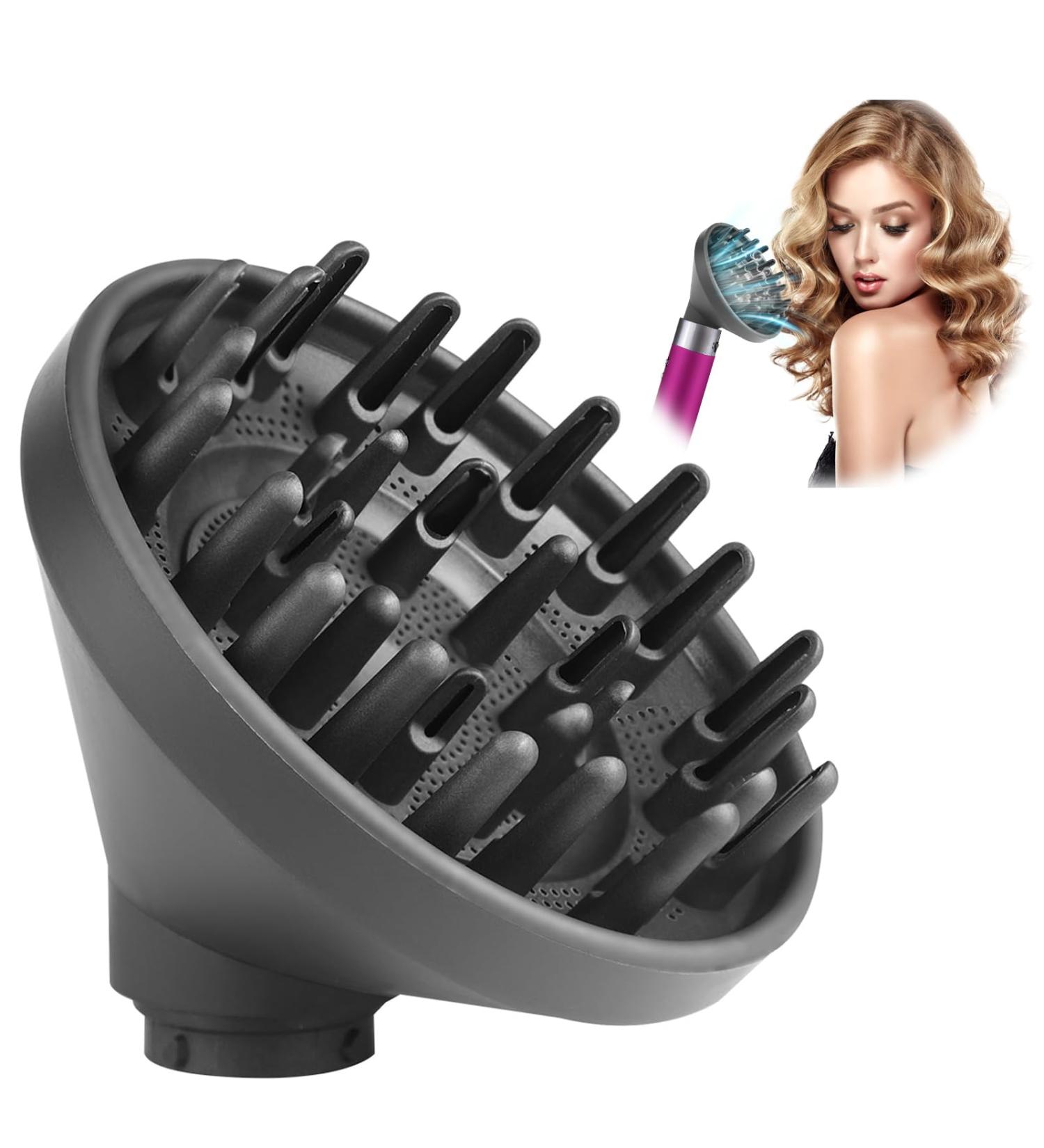 Dyson Airwrap Styler Diffuser Nozzle Attachment - Convert Curling Styler to Hair Dryer (Black) - Buy Online on GoSupps.com