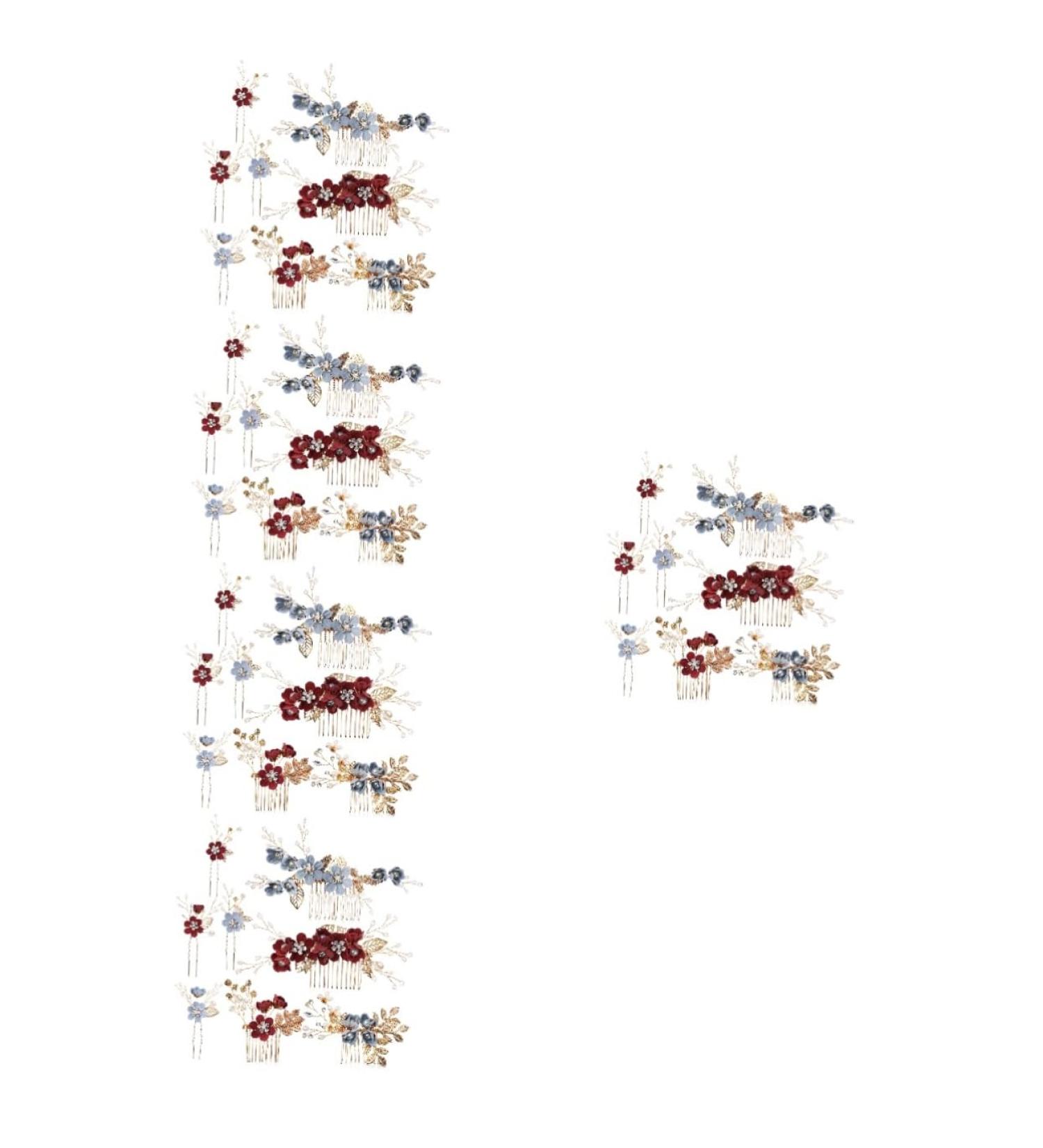 minkissy 10 Sets Bridal Headwear Rhinestone Hair Clips Wedding Tiara Rhinestone Barrettes Hair Clips for Wedding Bridal Hair Clips Wedding Hair Combs Pearl Tiara Hair Piece Miss Rhinestones - Buy Online on GoSupps.com