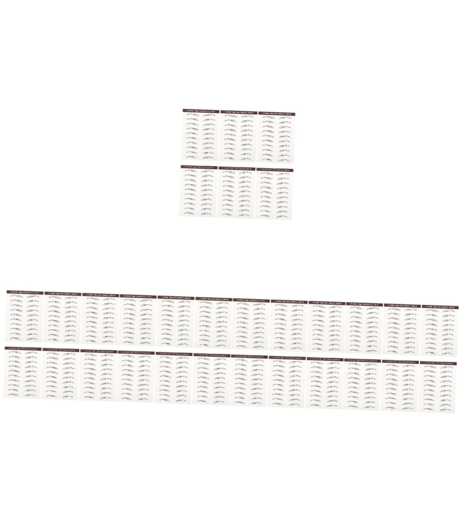 FOMIYES 30 Pcs Eyebrow Stickers Makeup Stickers Eyebrows Artificial Eyebrow Tattoos Three-dimensional Tool - Buy Online on GoSupps.com
