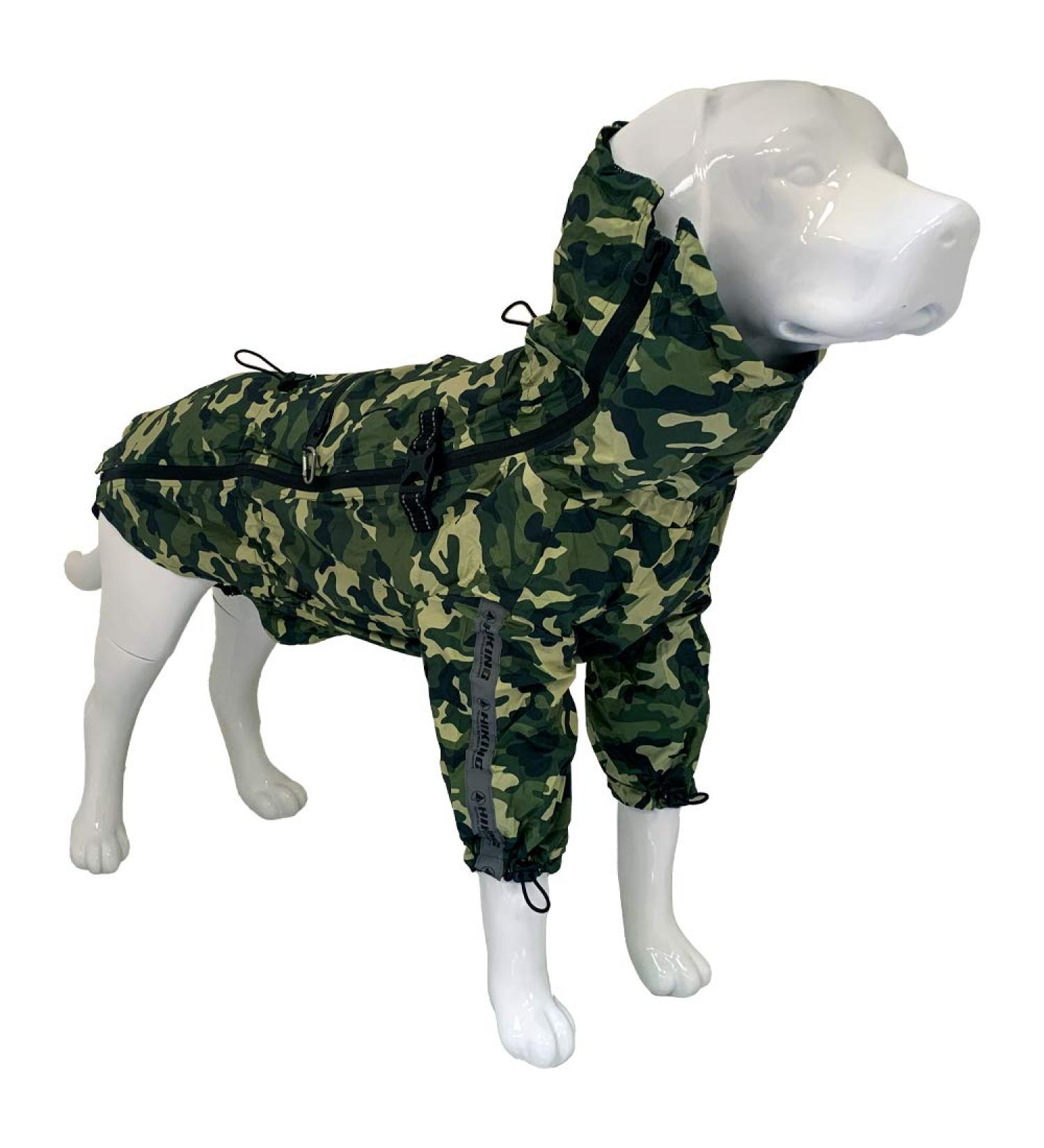 Croci Hiking Raincoat for Dogs - Portable Go-Camouflage Size 80 cm Lightweight (385 g) - International Shipping Available - Buy Online on GoSupps.com