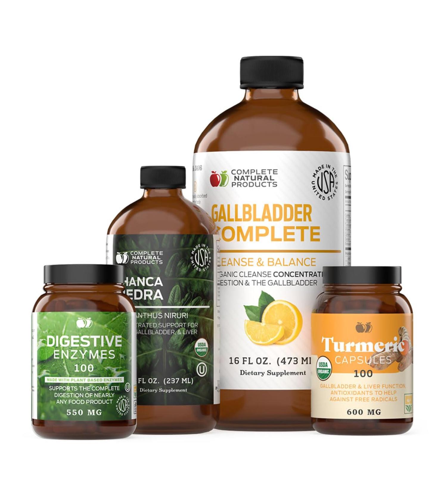 Gallbladder Complete Bundle - Full Gallbladder Cleanse Support - Buy Online on GoSupps.com
