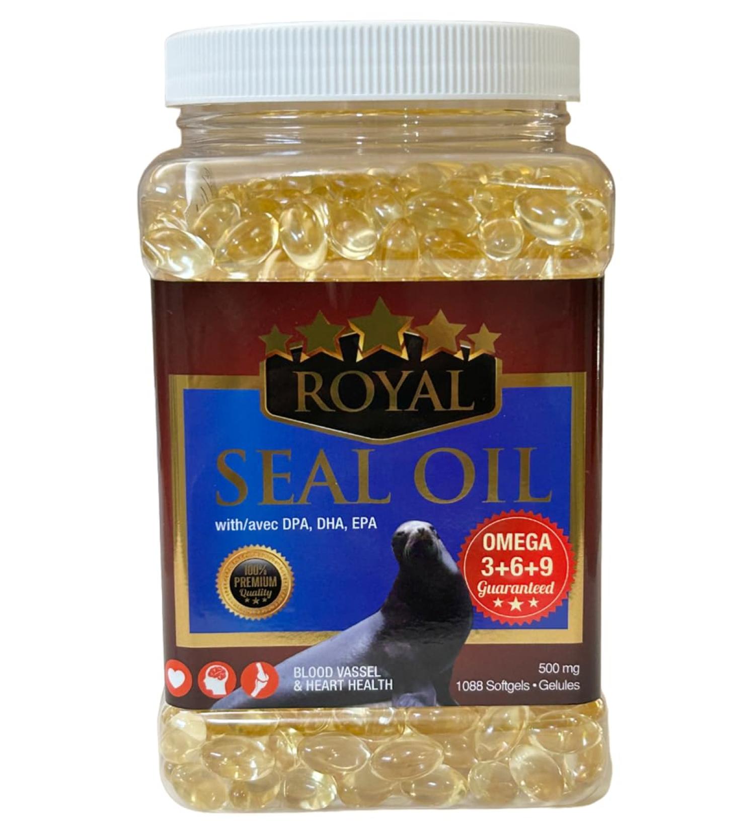 ROYAL. Seal Oil OMEGA-3+6+9 (1088 Softgels) 1088 count (Pack of 1) - Buy Online on GoSupps.com