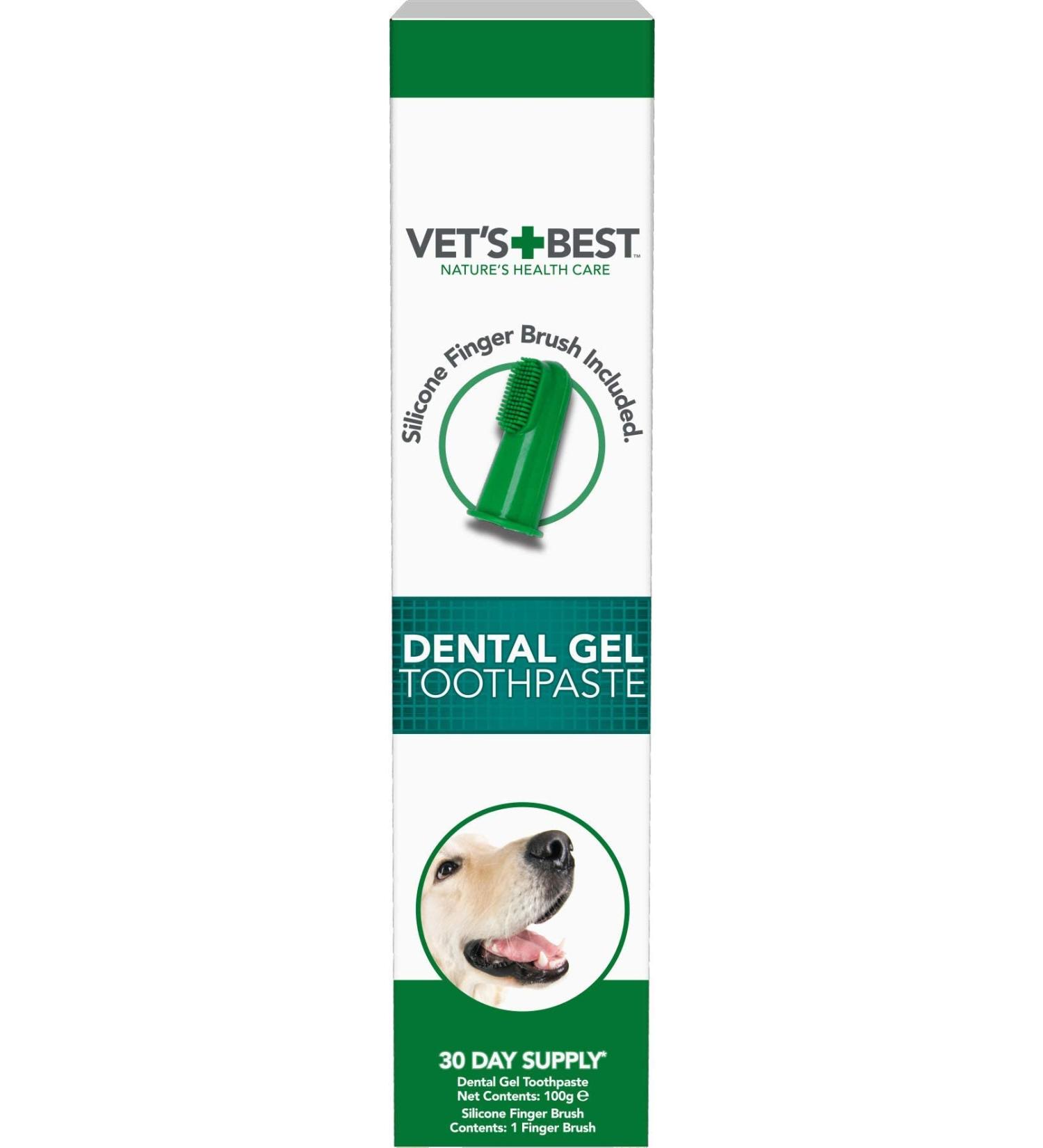 Vets Best Dog Dental Care Gel 100g | Top Quality Oral Health for Dogs | Fast International Shipping - Buy Online on GoSupps.com