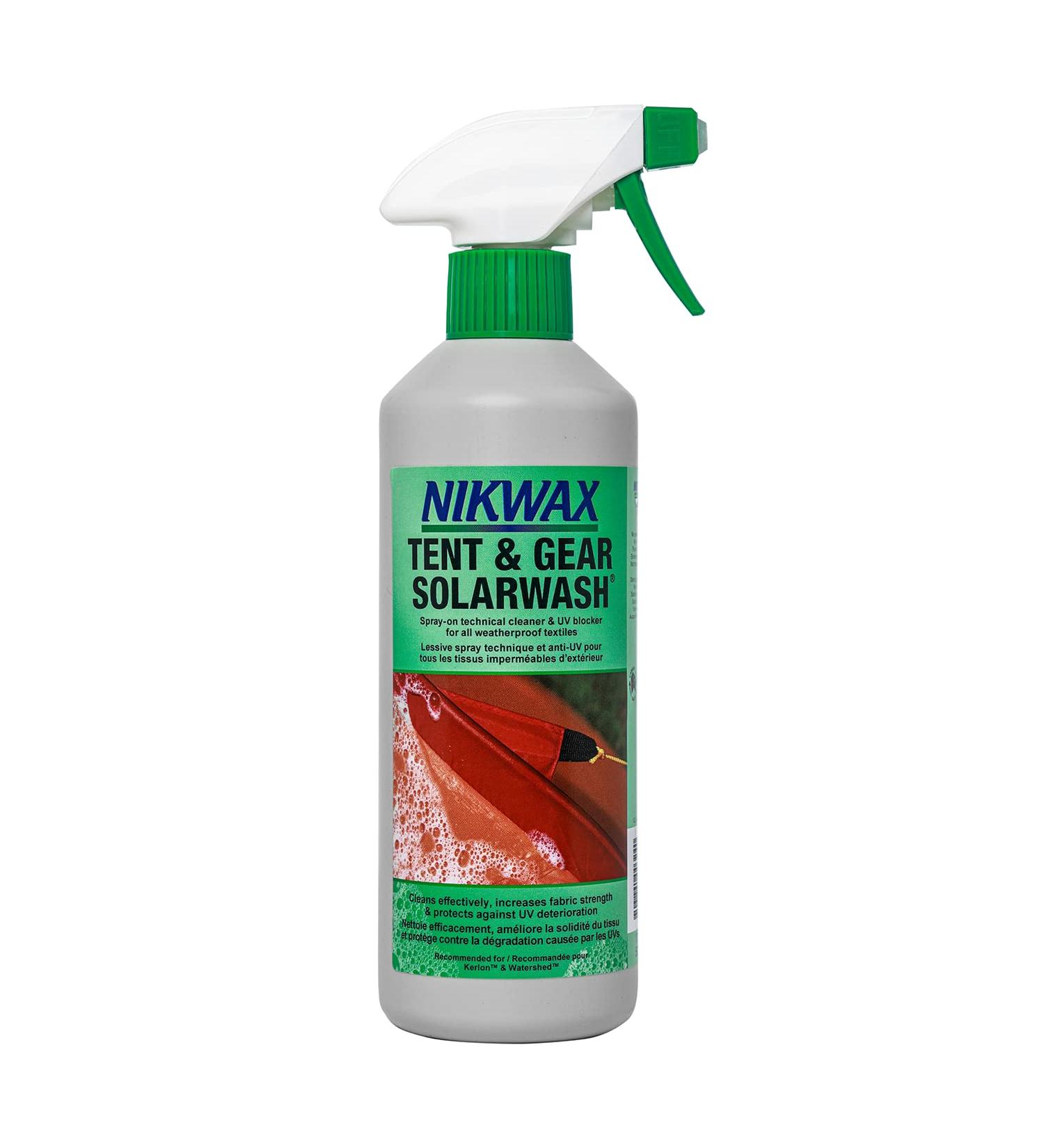 Nikwax Tent & Gear Solarwash Cleaning and UV Protector  500ml - Buy Online on GoSupps.com
