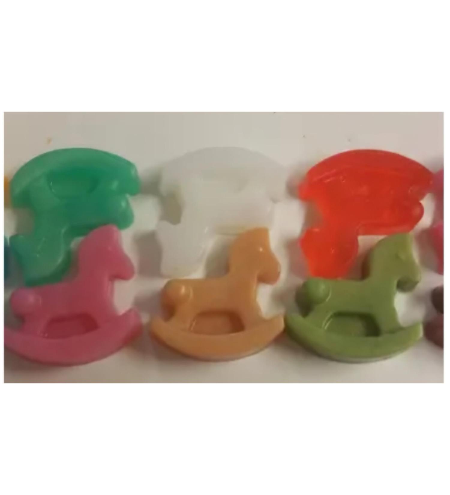 MINI 8x horses 2-3cm soaps fragrance free suitable for sensitive skin colours will vary
