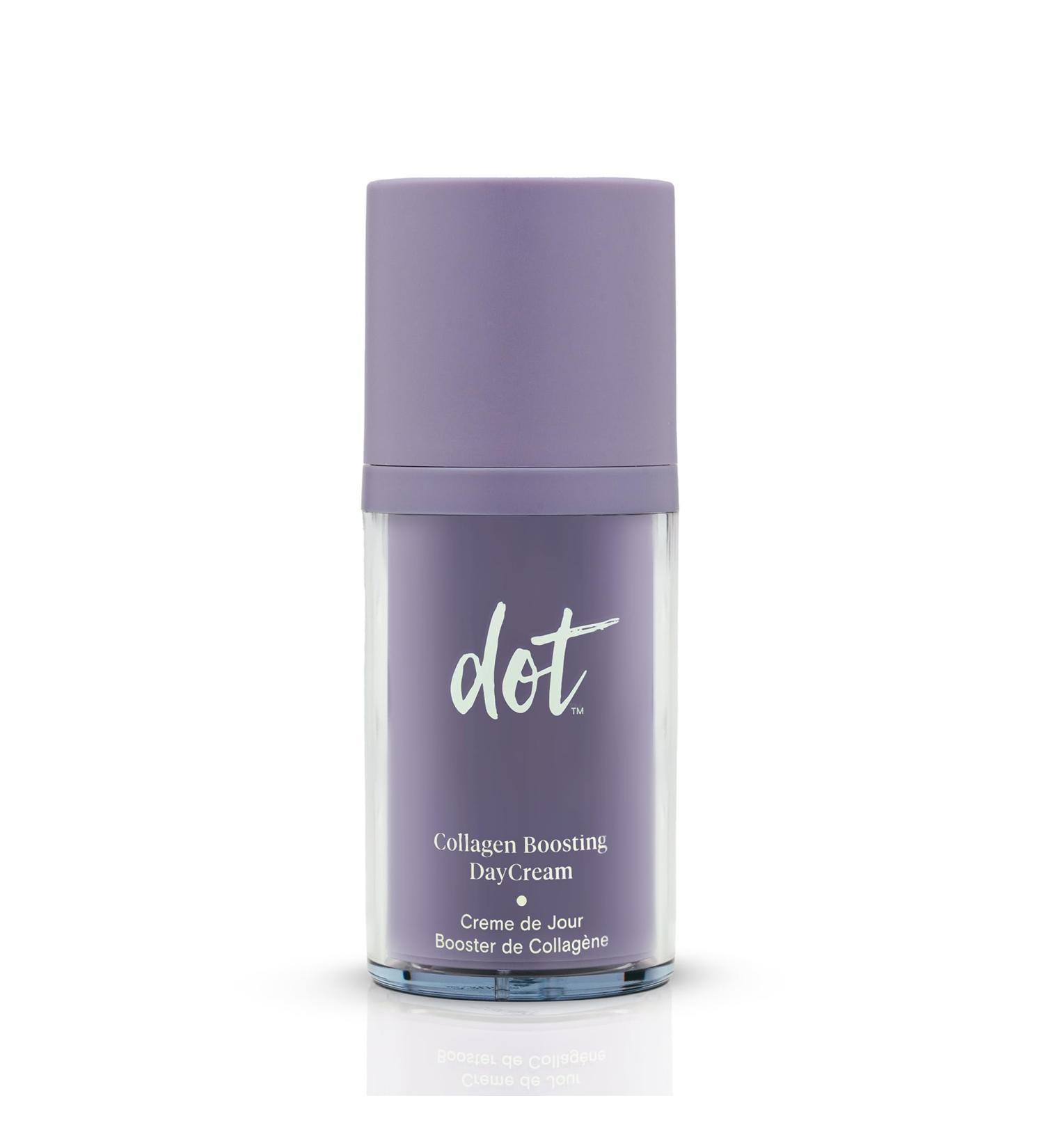 Dot Collagen Boosting Day Cream - Moisturizing Anti-Aging Skincare for Menopause - Vegan & Sulfate Free - Travel Size 1.7 oz - Hydrate & Reduce Wrinkles for All Skin Types - Buy Online on GoSupps.com