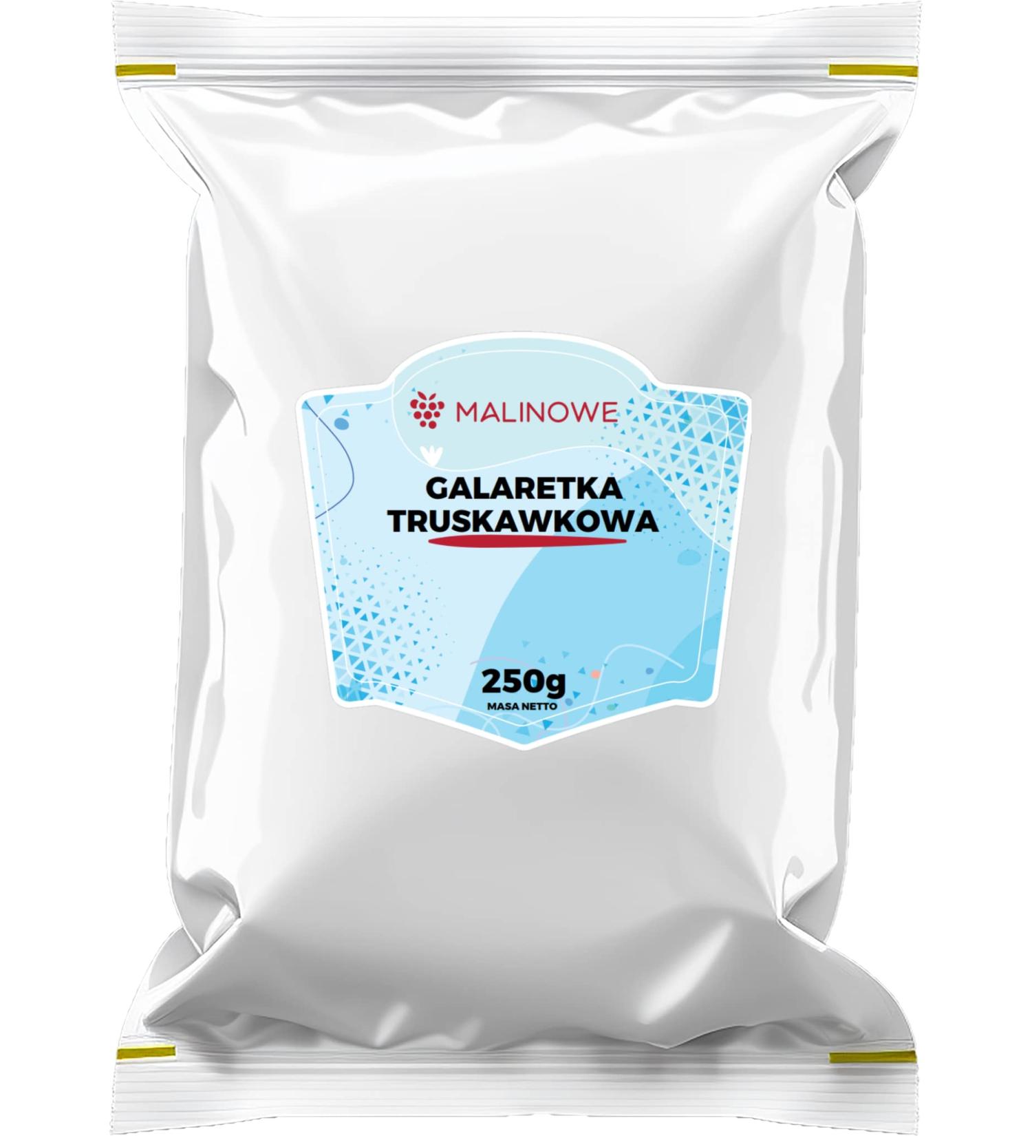 Malinow Strawberry Jelly 250g - Premium Jelly Powder for Delicious Treats | International Shipping Available - Buy Online on GoSupps.com