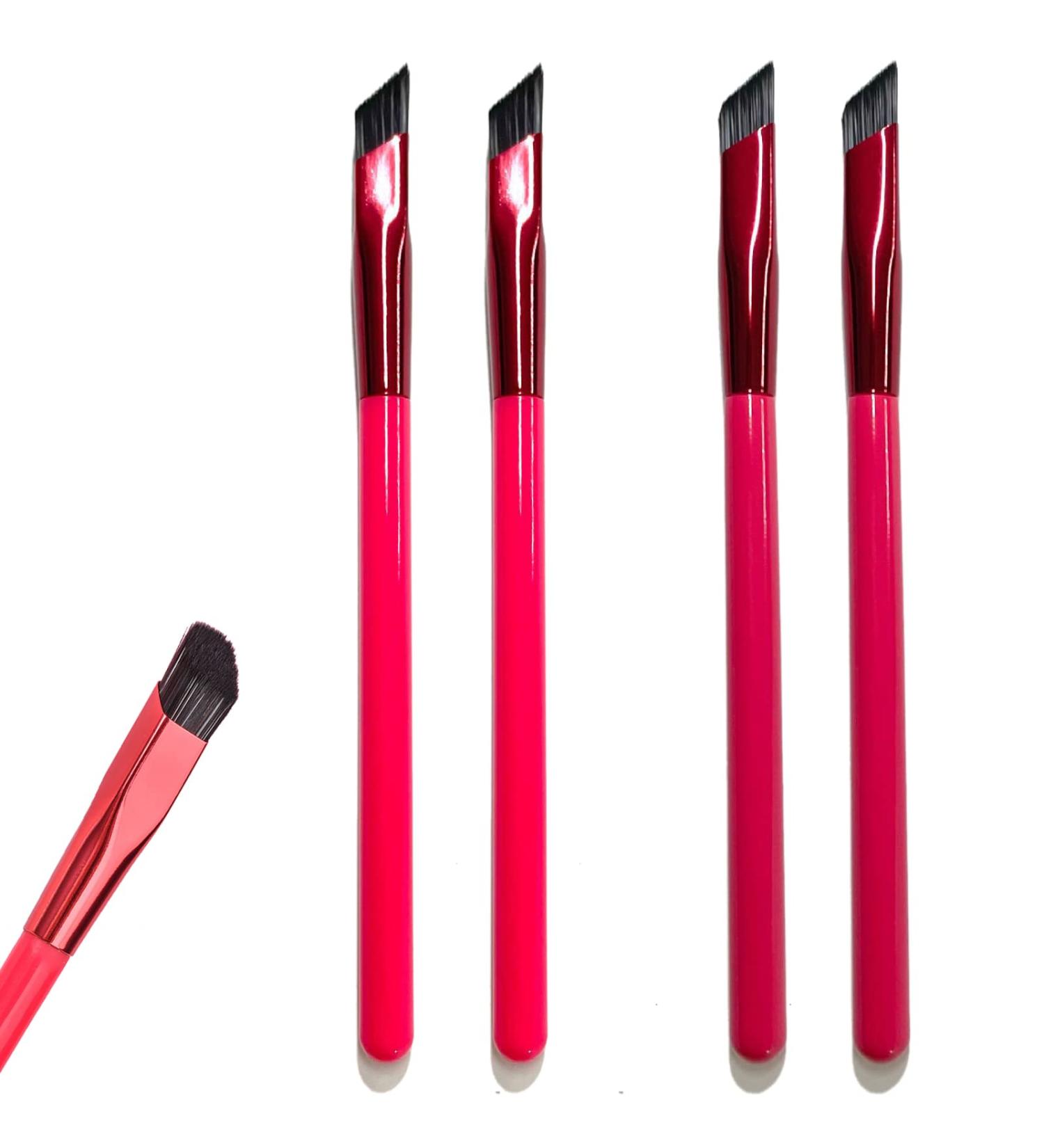 4 Pcs 4D Hair Stroke Brow Stamp Brush - Multi-Function Square Eyebrow Makeup Brush - Buy Online on GoSupps.com