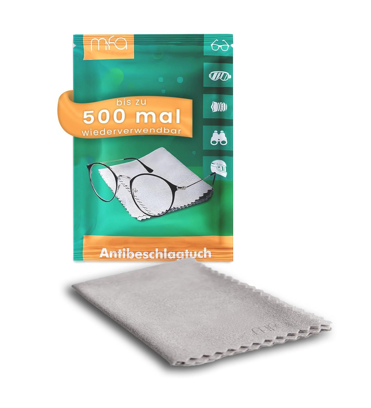 MFA Anti-Fake Glasses | Anti-Fog Microfiber Nano Cleaning Cloth for Glasses Ski Goggles & Camera - Perfect for Clear Vision! - Buy Online on GoSupps.com