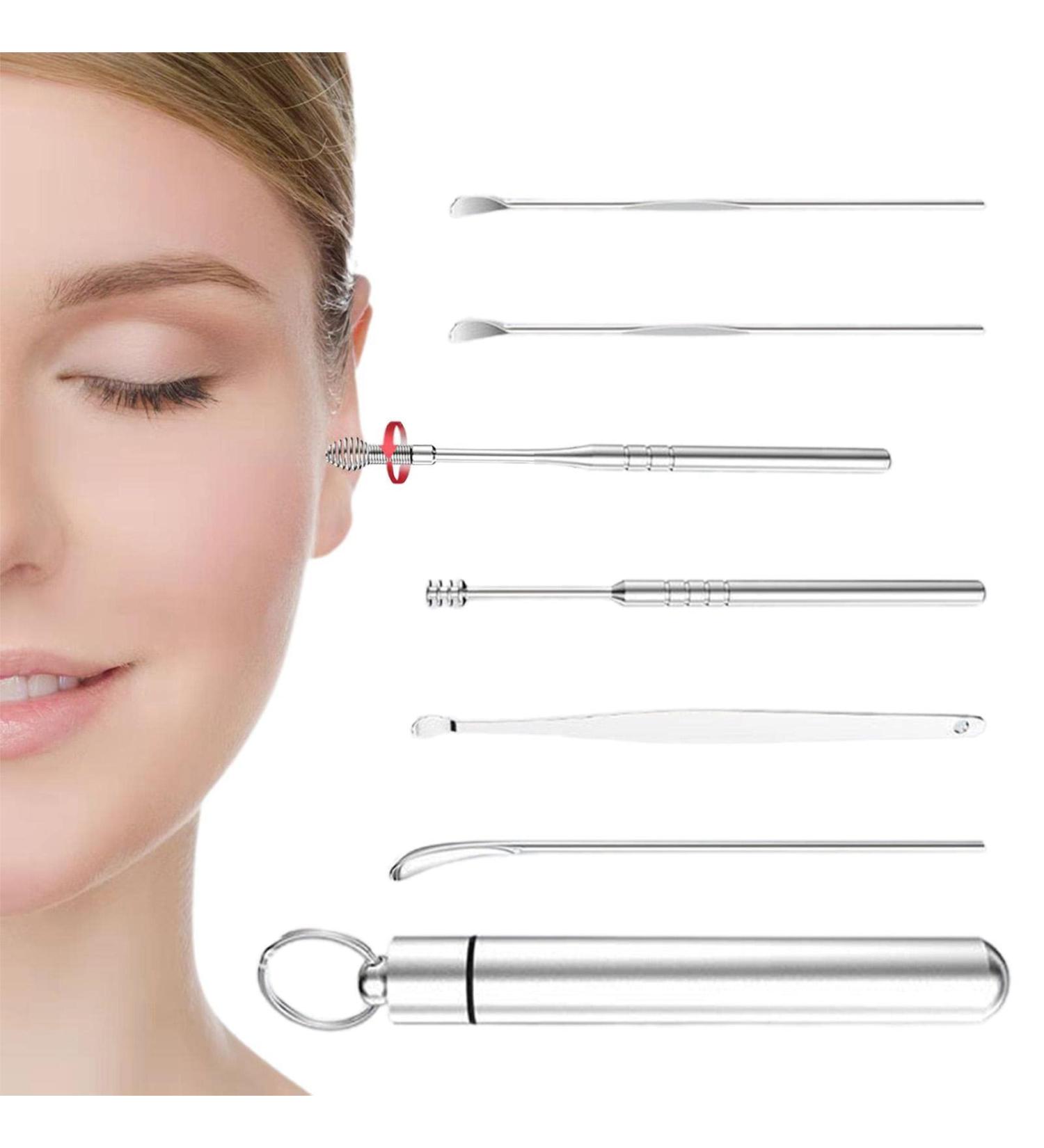 Ear Pick Tool Set | Ear Wax Remover & Cleansing Kit with Cleaning Brush - Buy Online on GoSupps.com
